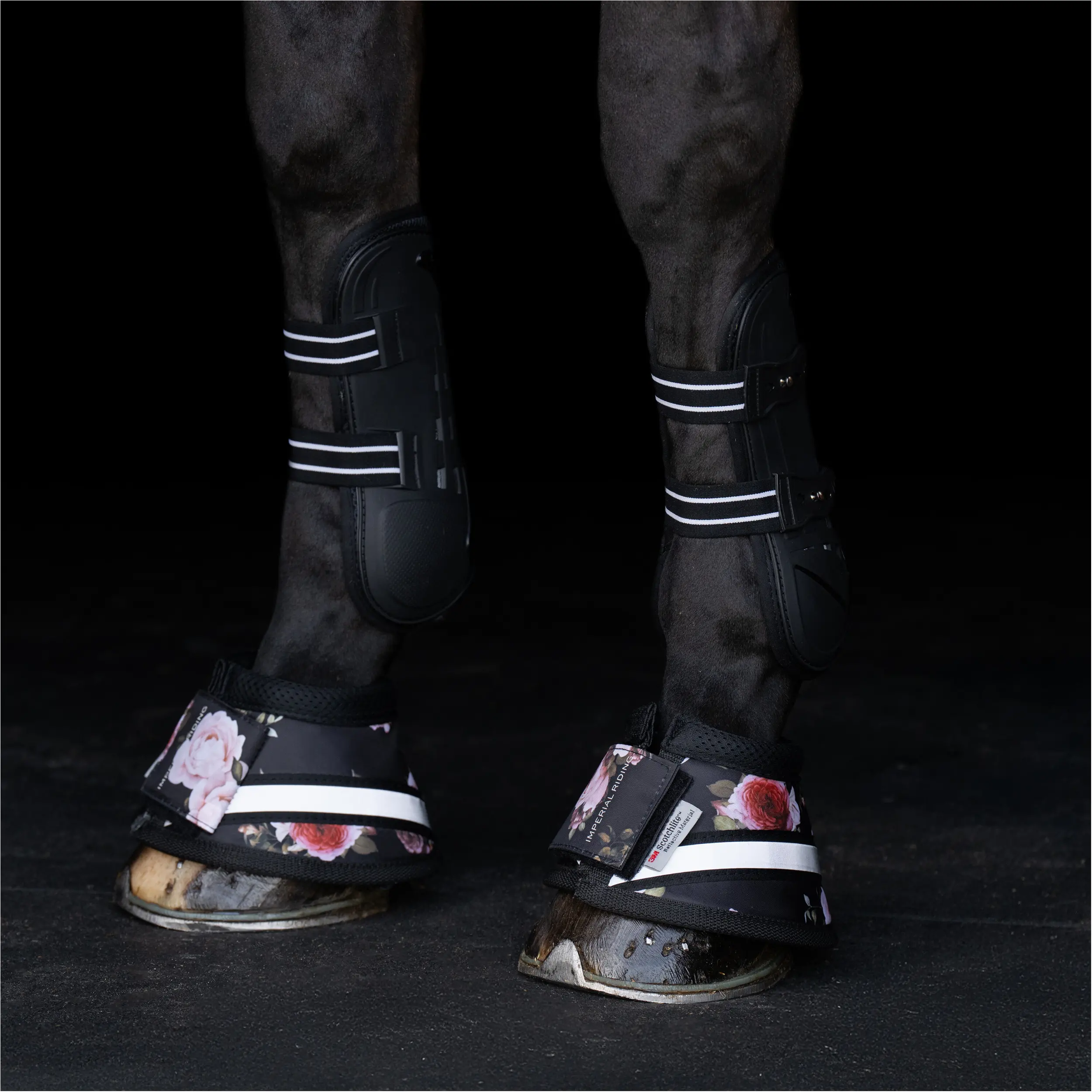 Hufglocken IRHReflective flower print Hufglocken IRHReflective flower print