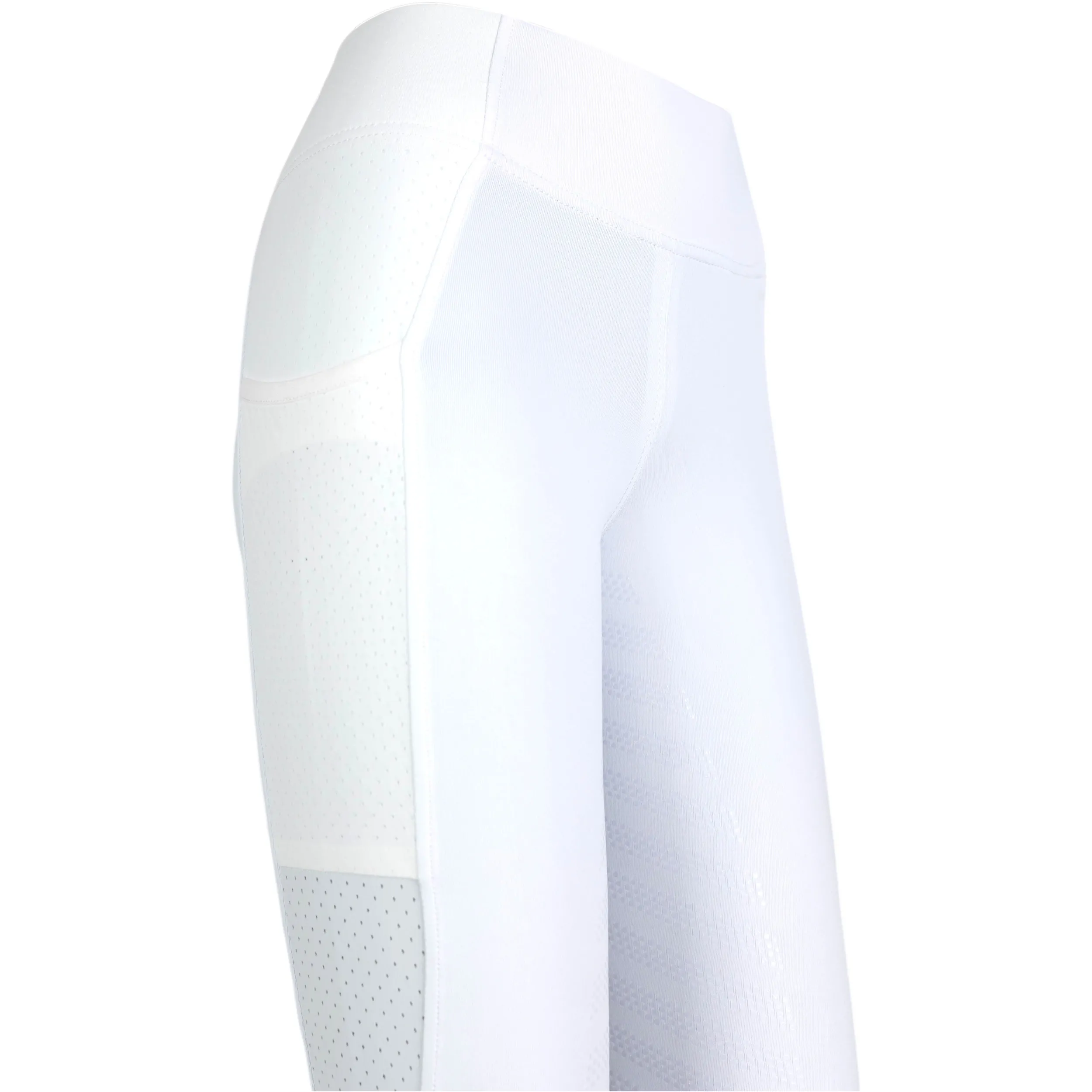 Sommer Damen Reitleggings Silikon Vollbesatz LEA weiß