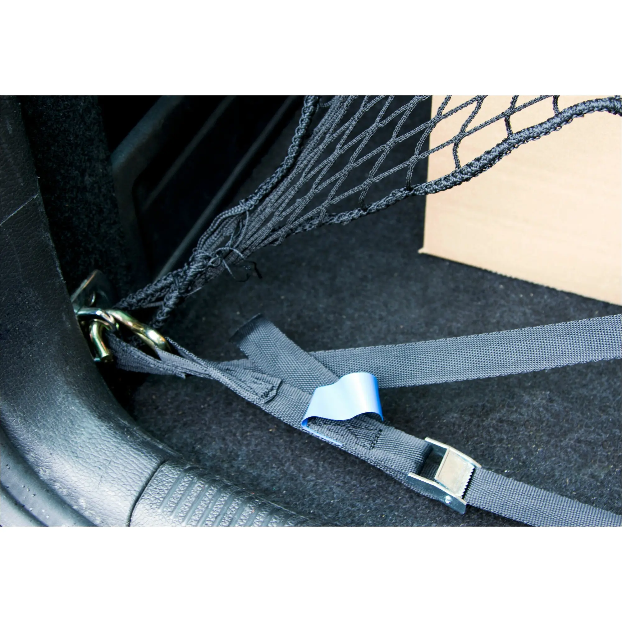 Netz zur Ladungssicherung für Pkw Kombi inkl. Zurrgurte schwarz