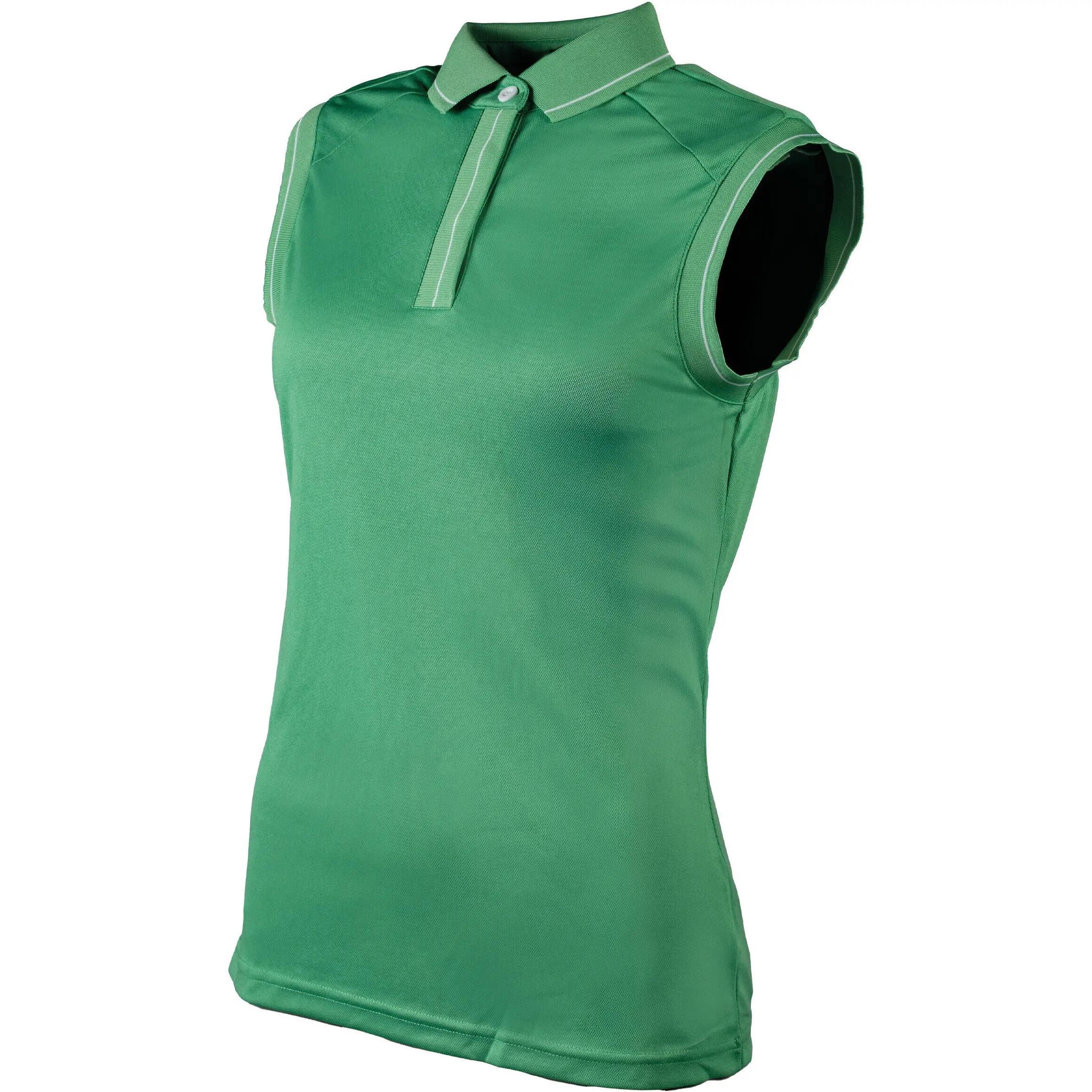 Damen Poloshirt ärmellos CATHERINE grün