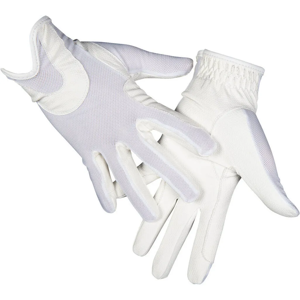 Damen Reithandschuhe GRIP MESH weiß