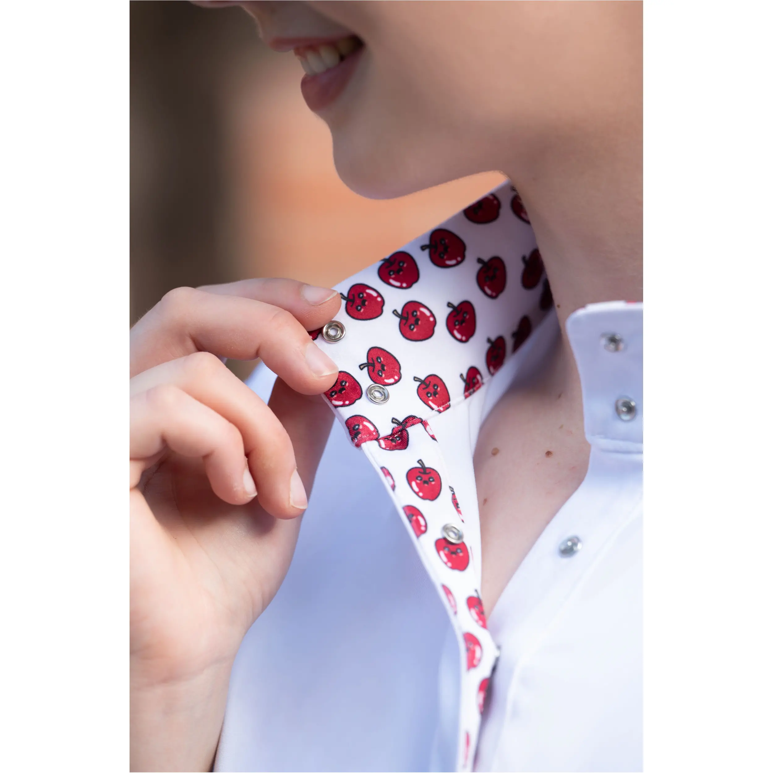 Damen Turniershirt Langarm HUNTER weiß