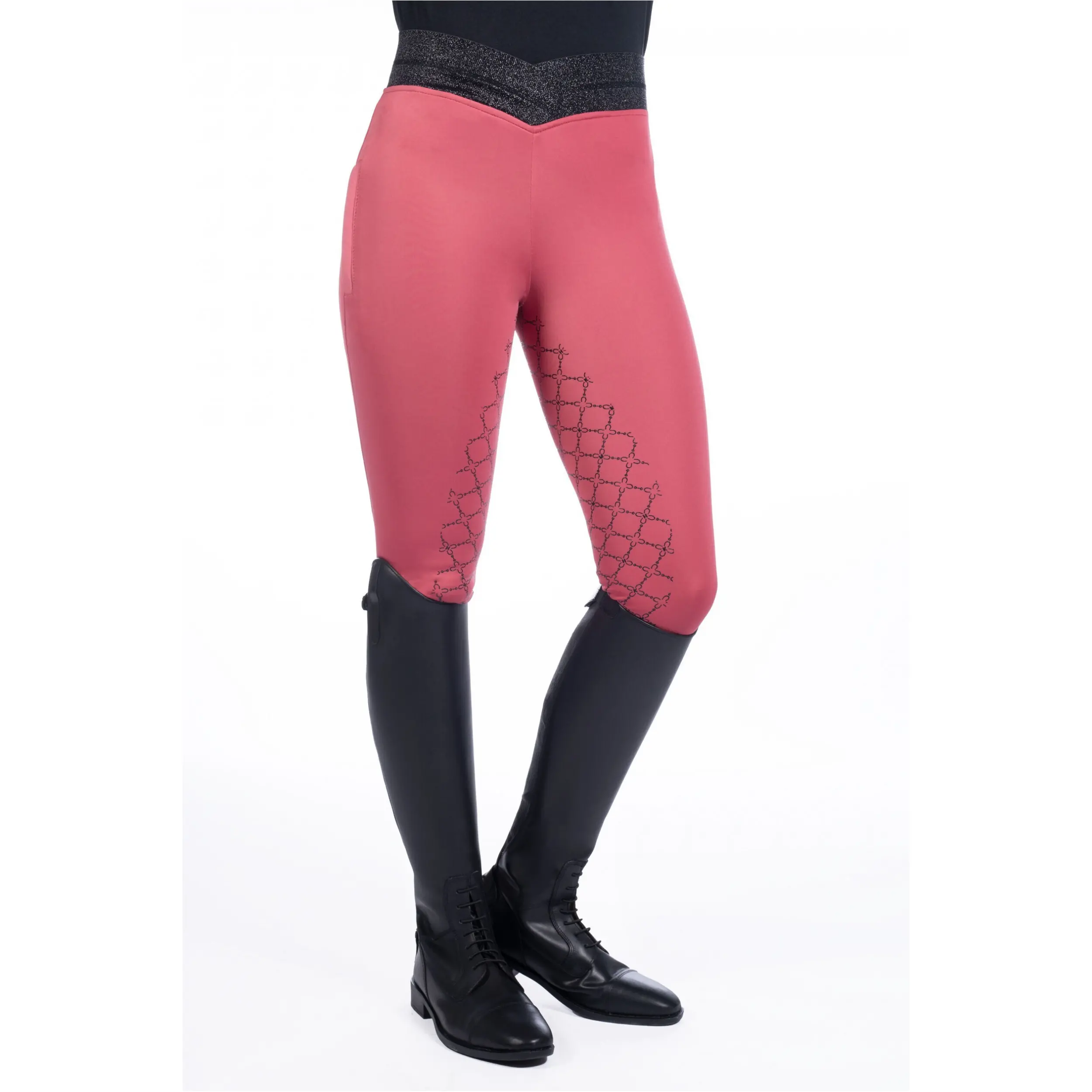 Kinder Reitleggings Silikon Vollbesatz RUBY rostrot Kinder Reitleggings Silikon Vollbesatz RUBY rostrot
