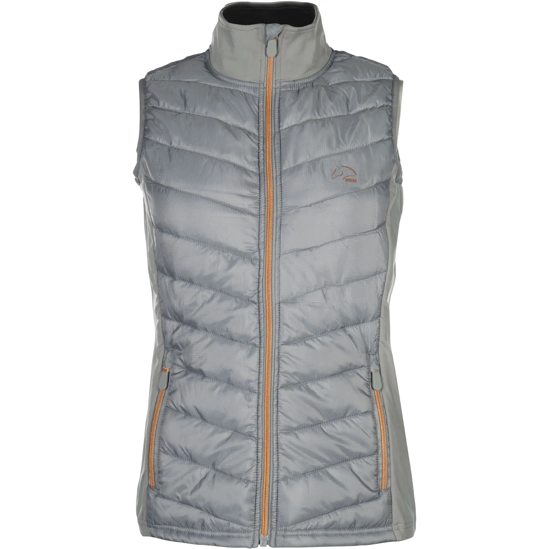 Damen Jersey-/Nylonweste BASEL STYLE grau/rosegold