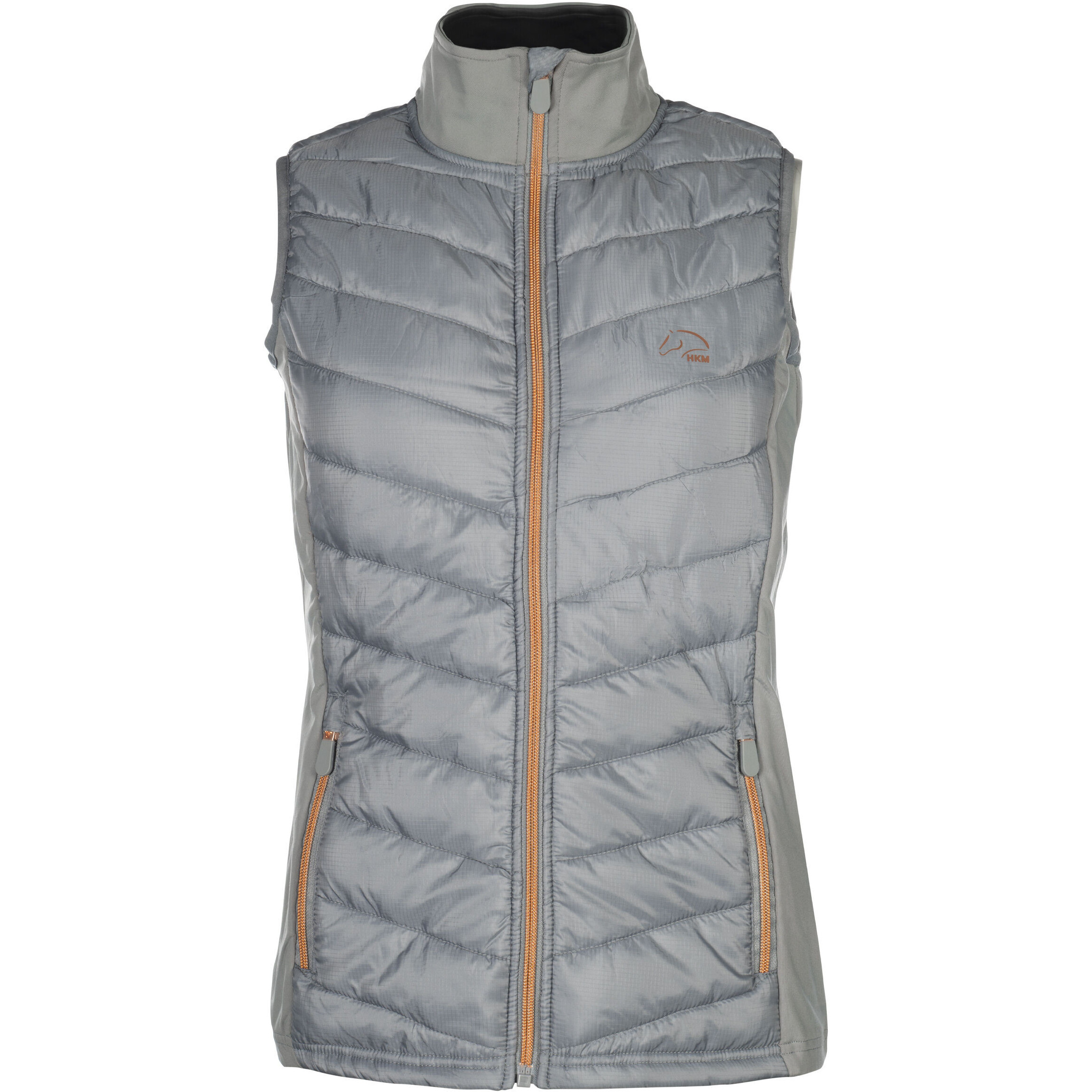 Damen Jersey-/Nylonweste BASEL STYLE grau/rosegold
