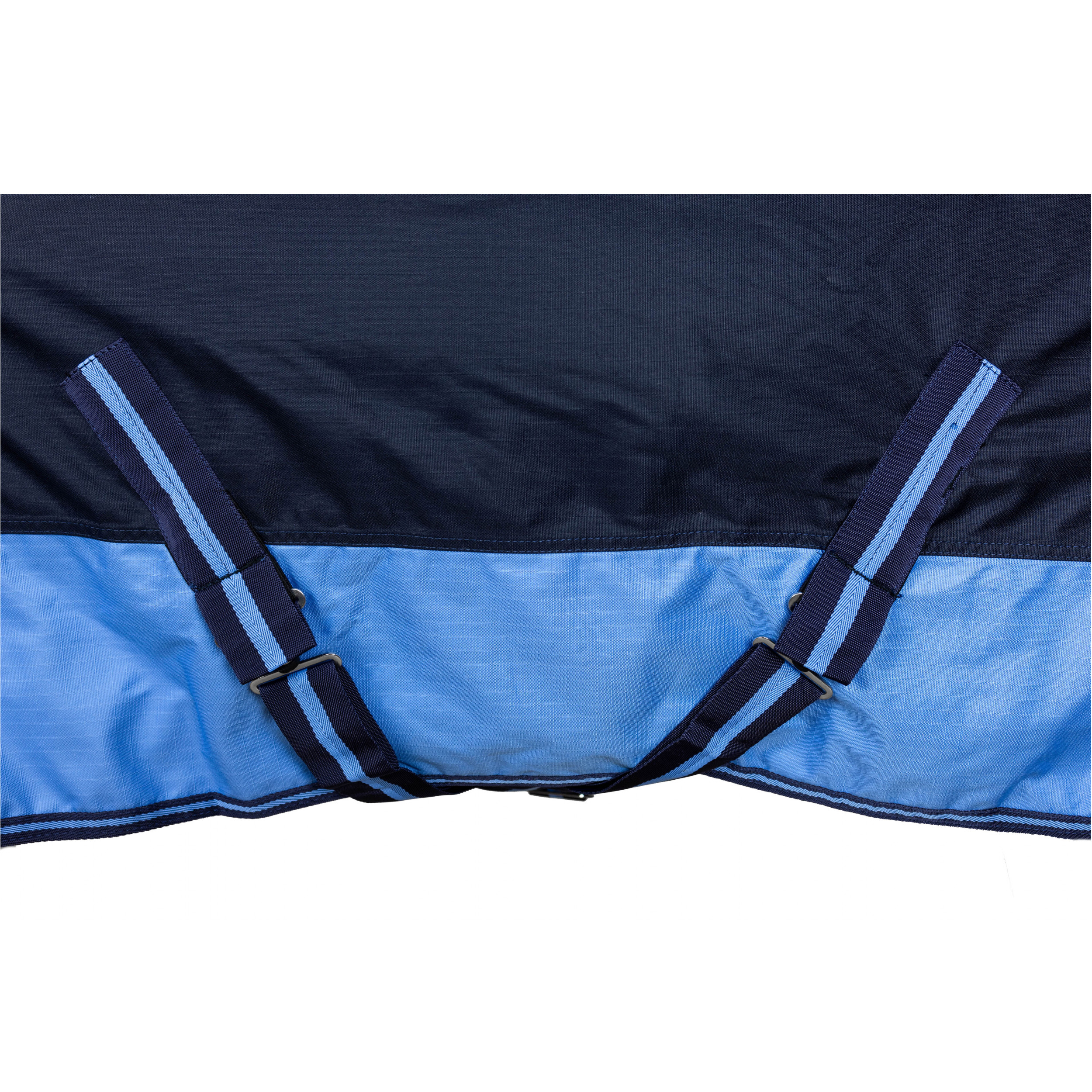 Winterdecke Full Neck 100g Füllung 600D BASICLINE blau/babyblau