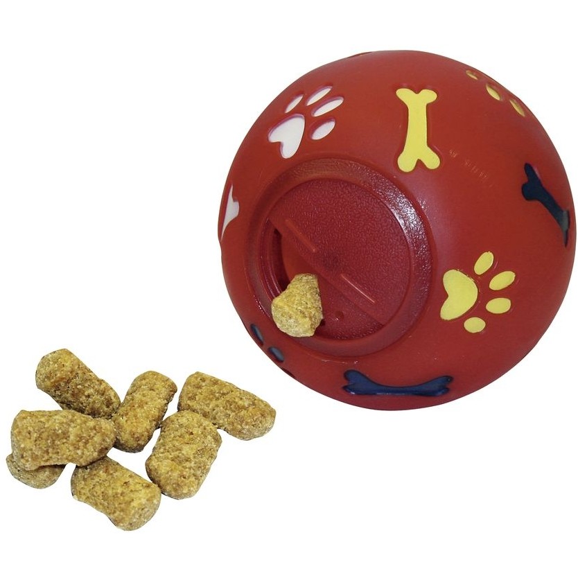 Snackball für Hunde rot ø 11cm