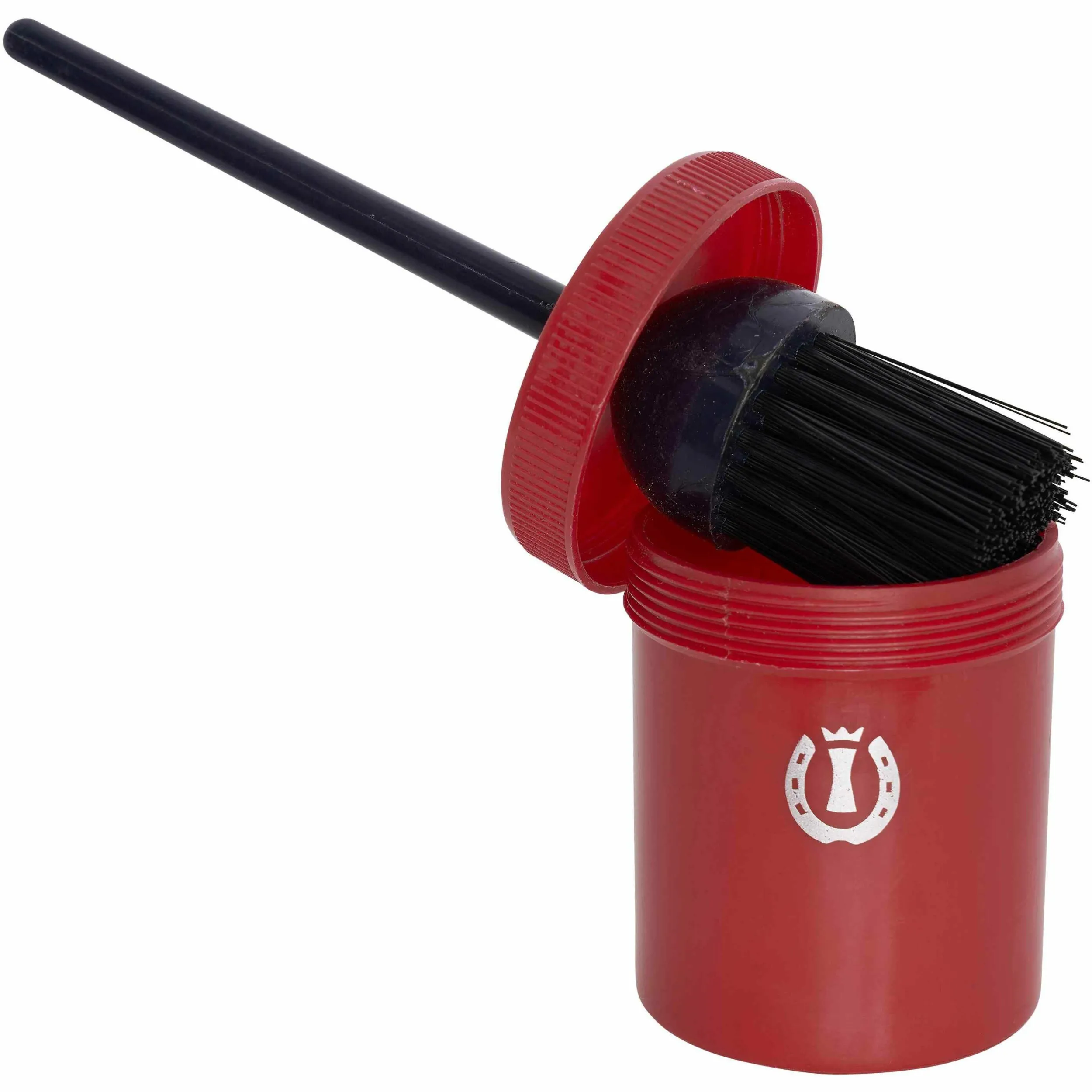 Hufpinsel mit Dose IRH tango red