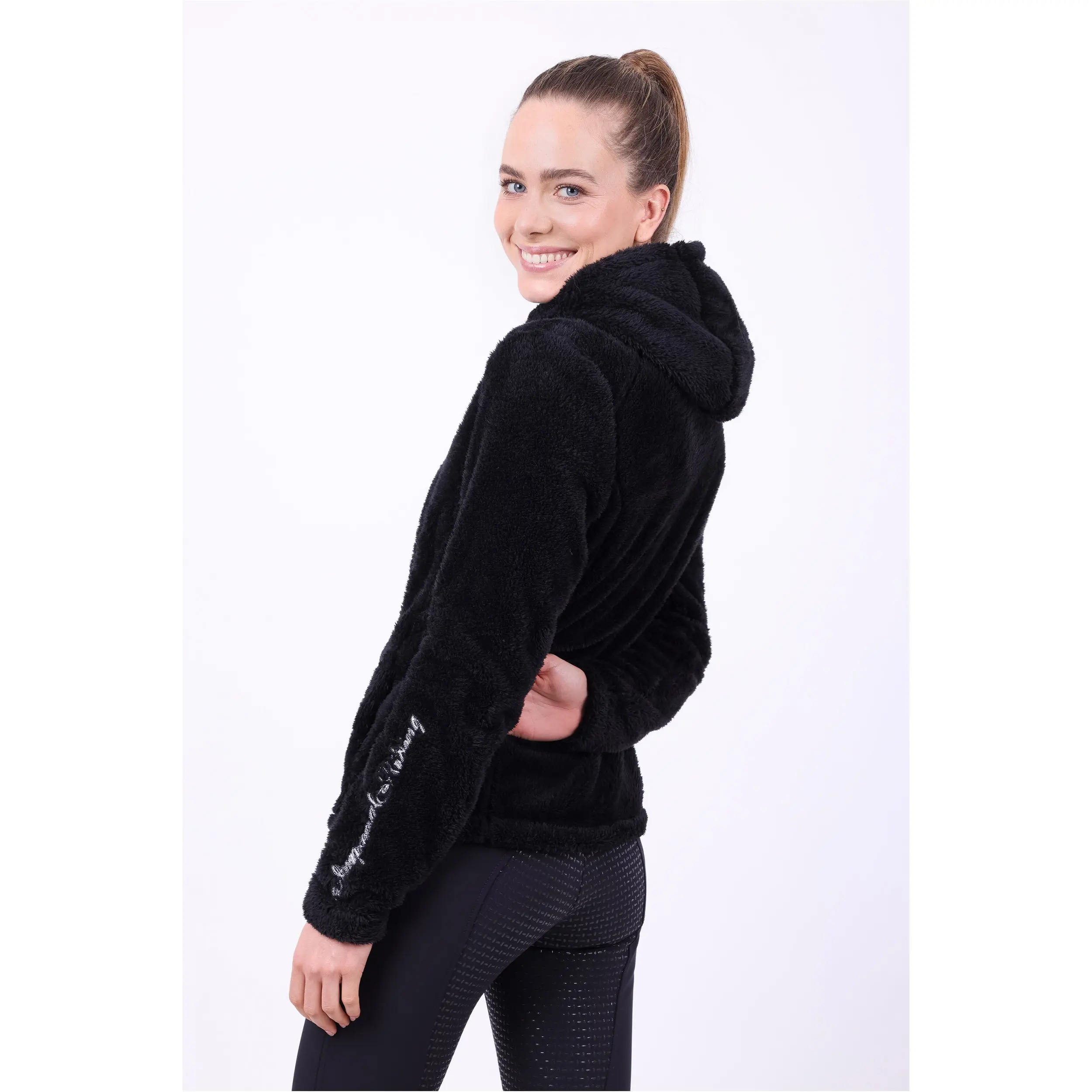 Damen Fleecejacke IRHCosy schwarz
