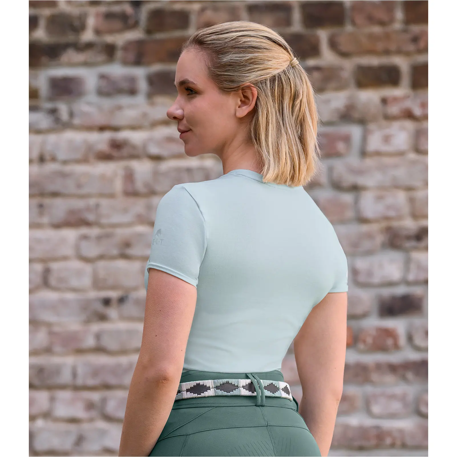 Damen Polo Gürtel GEMMA mintgrün