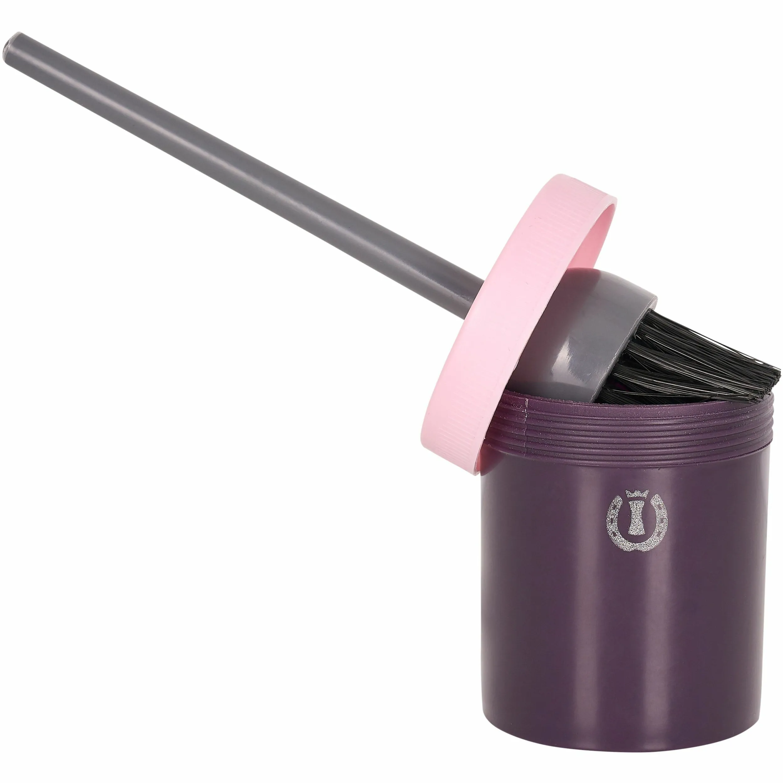 Hufpinsel mit Dose IRH rose/bordeaux/silver