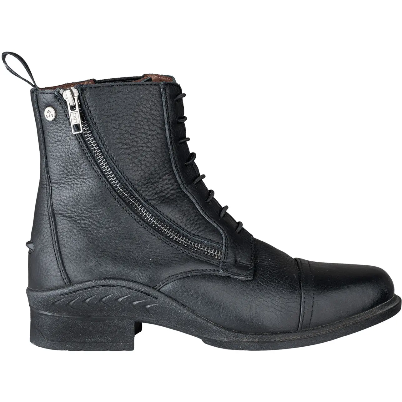 Damen Jodhpurschnürstiefeletten NEWCASTLE Echtleder schwarz