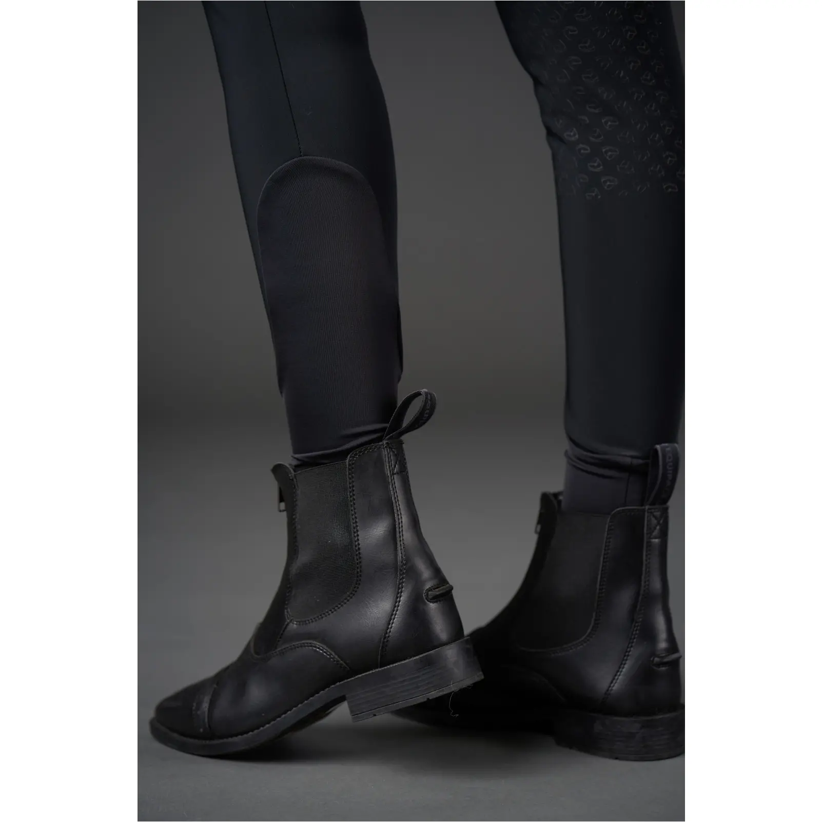 Winter Damen Heizreithose Silikon Vollbesatz HEAT Tech schwarz