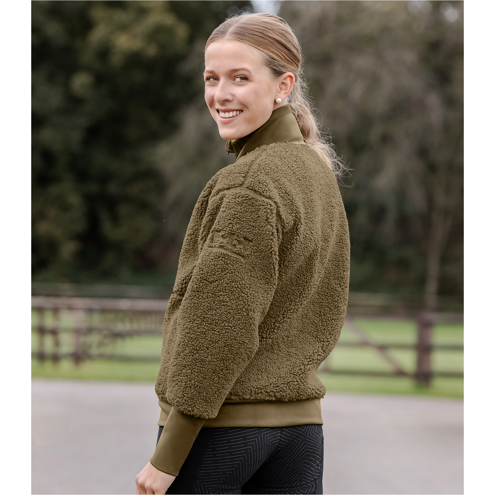 Damen Fleecejacke RIVERSIDE khakigrün