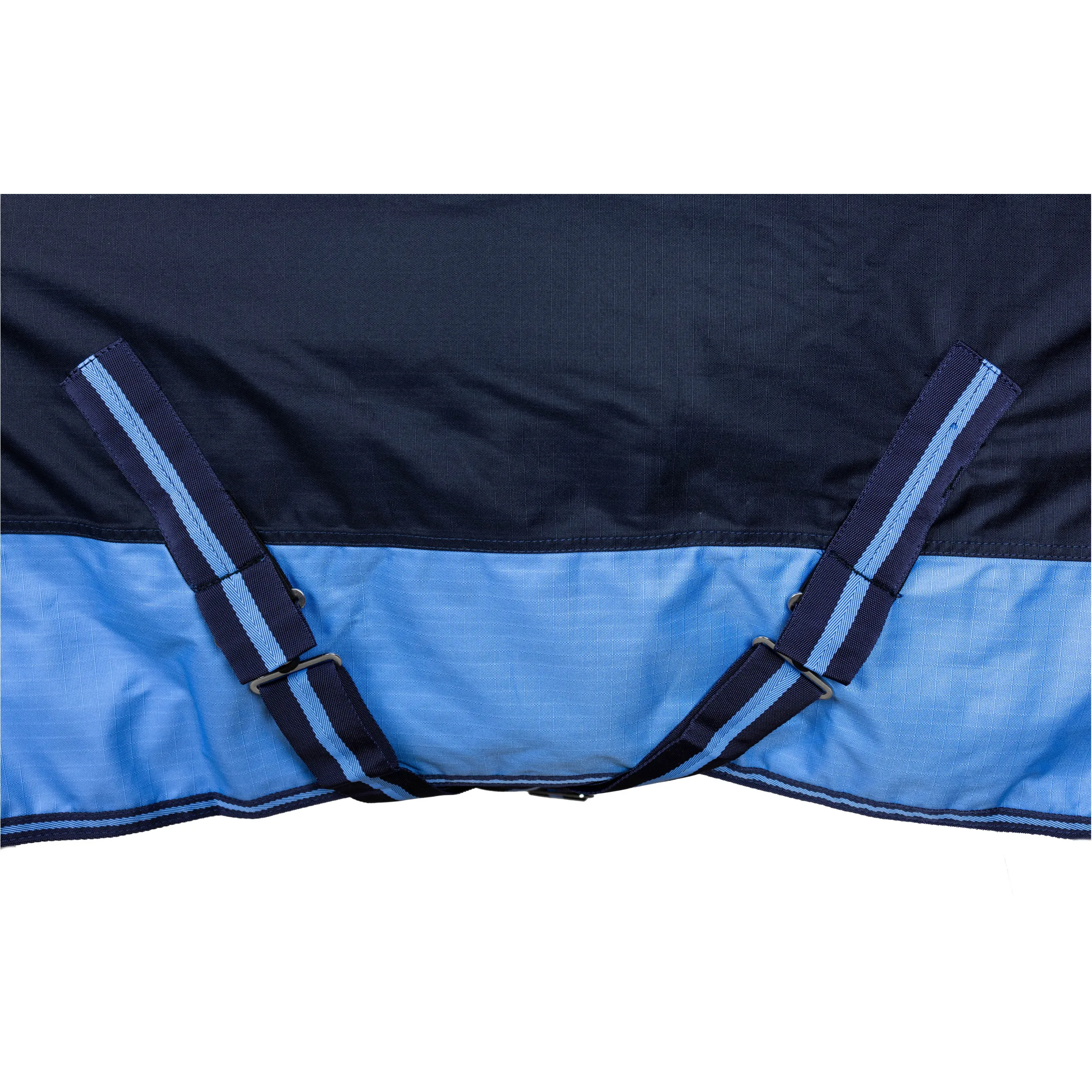 Winterdecke Full Neck 100g Füllung 600D BASICLINE blau/babyblau