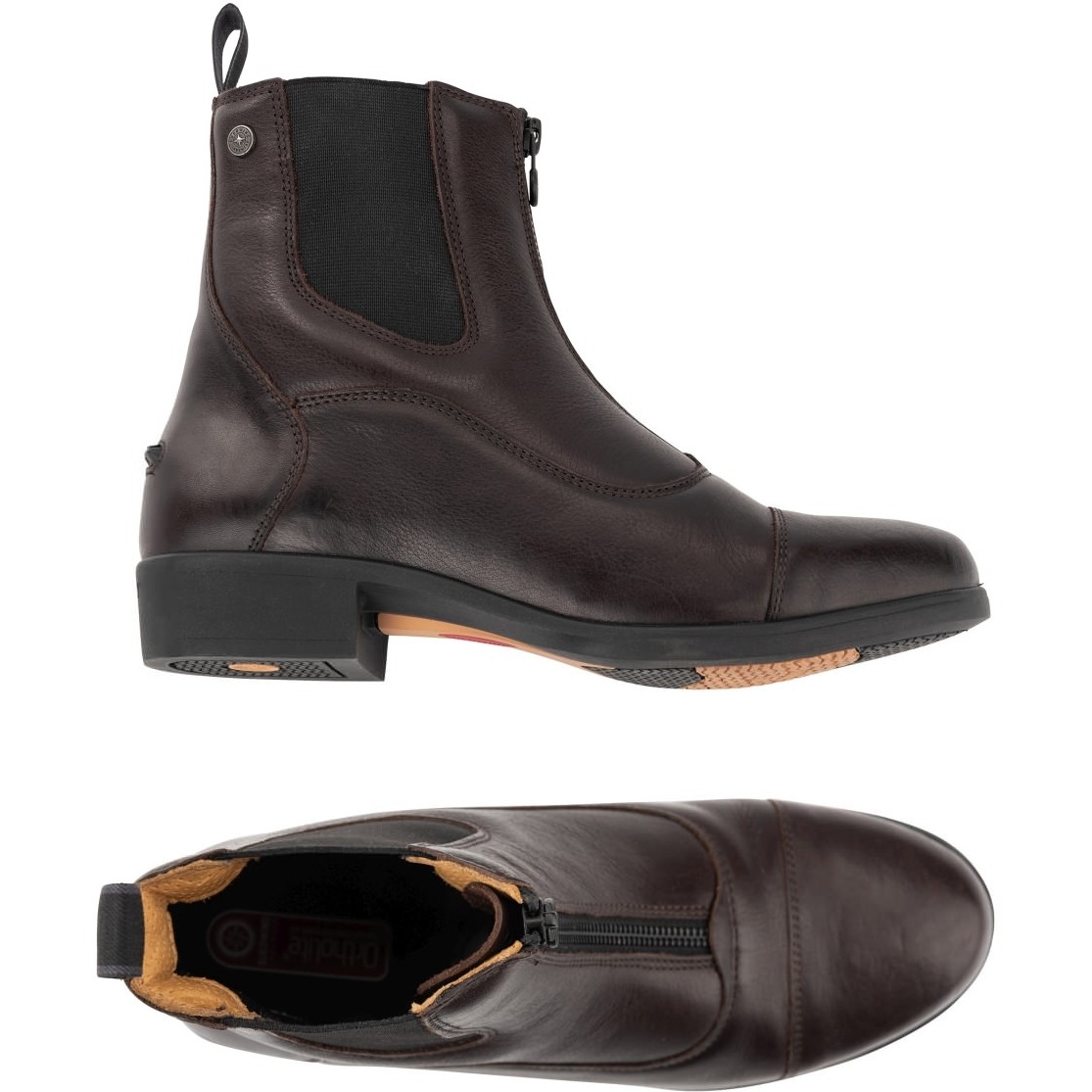 Reitstiefeletten ADVANCED II FZ Soft Echtleder braun