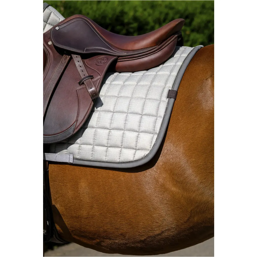 Schabracke CHIC hellgrau Warmblut Vielseitigkeit Schabracke CHIC hellgrau Warmblut Vielseitigkeit