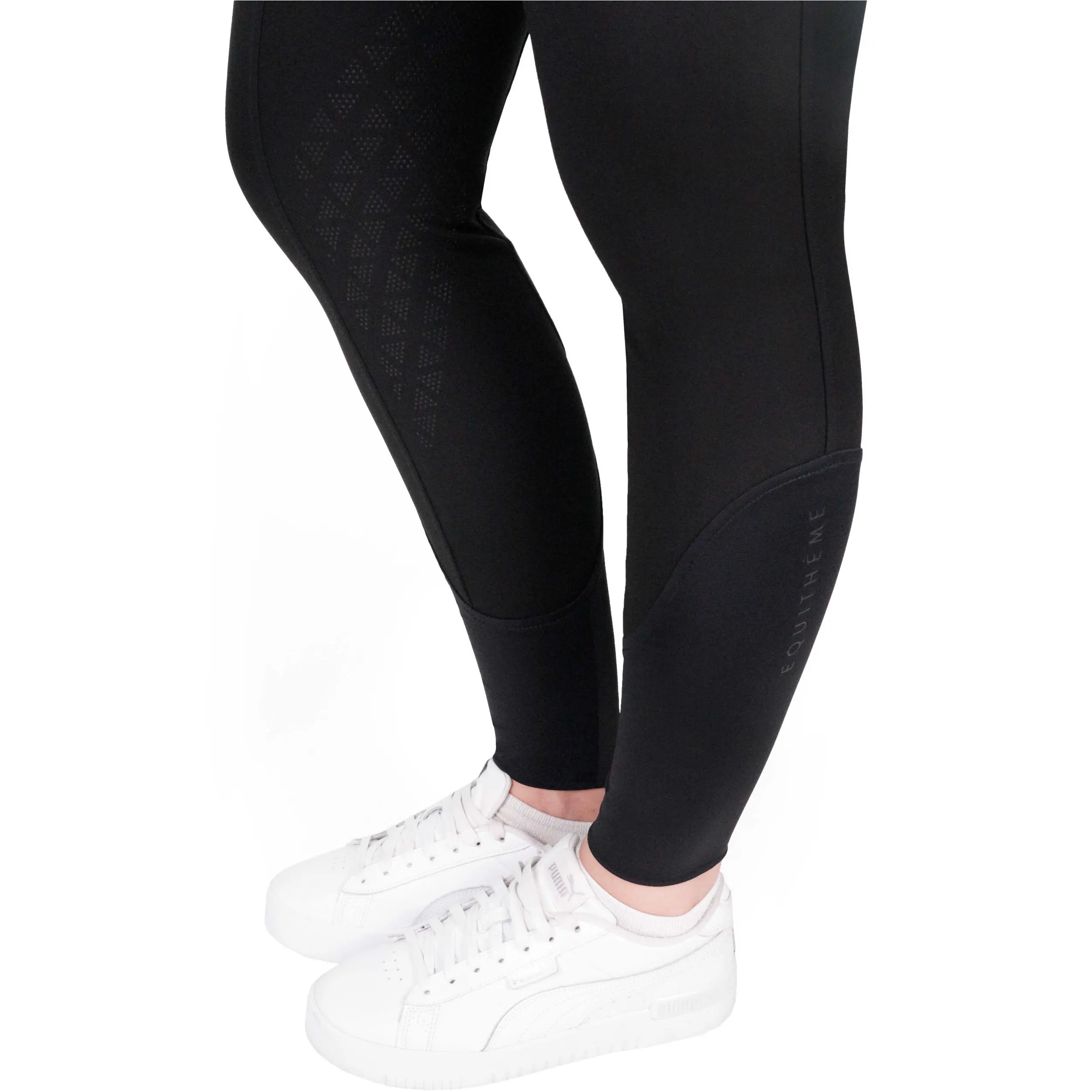 Damen Reithose Silikon Kniebesatz EK-SALLY schwarz