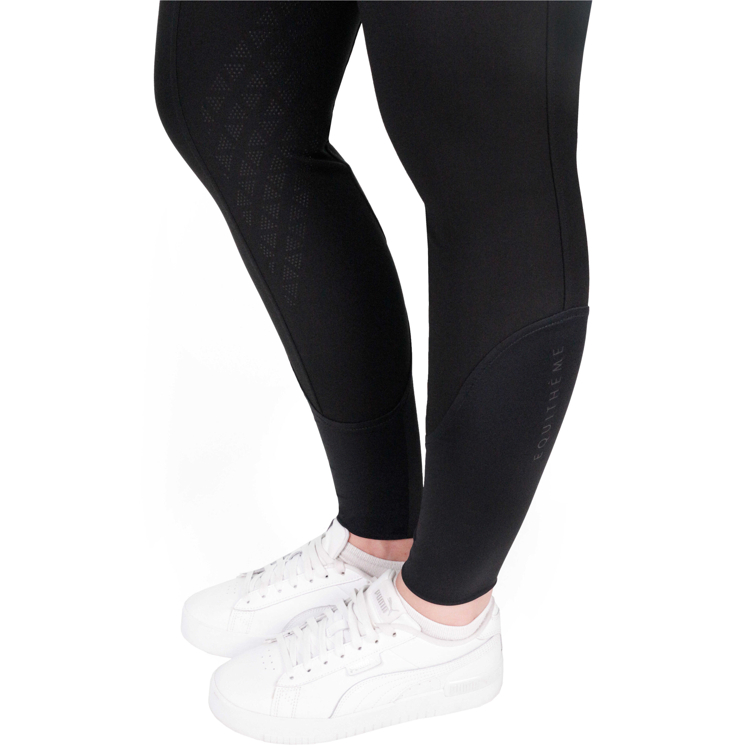 Damen Reithose Silikon Kniebesatz EK-SALLY schwarz