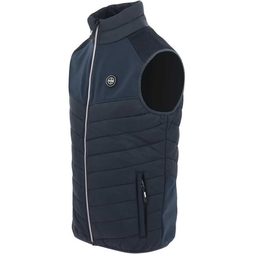Herren Hybrid Weste JULES marineblau