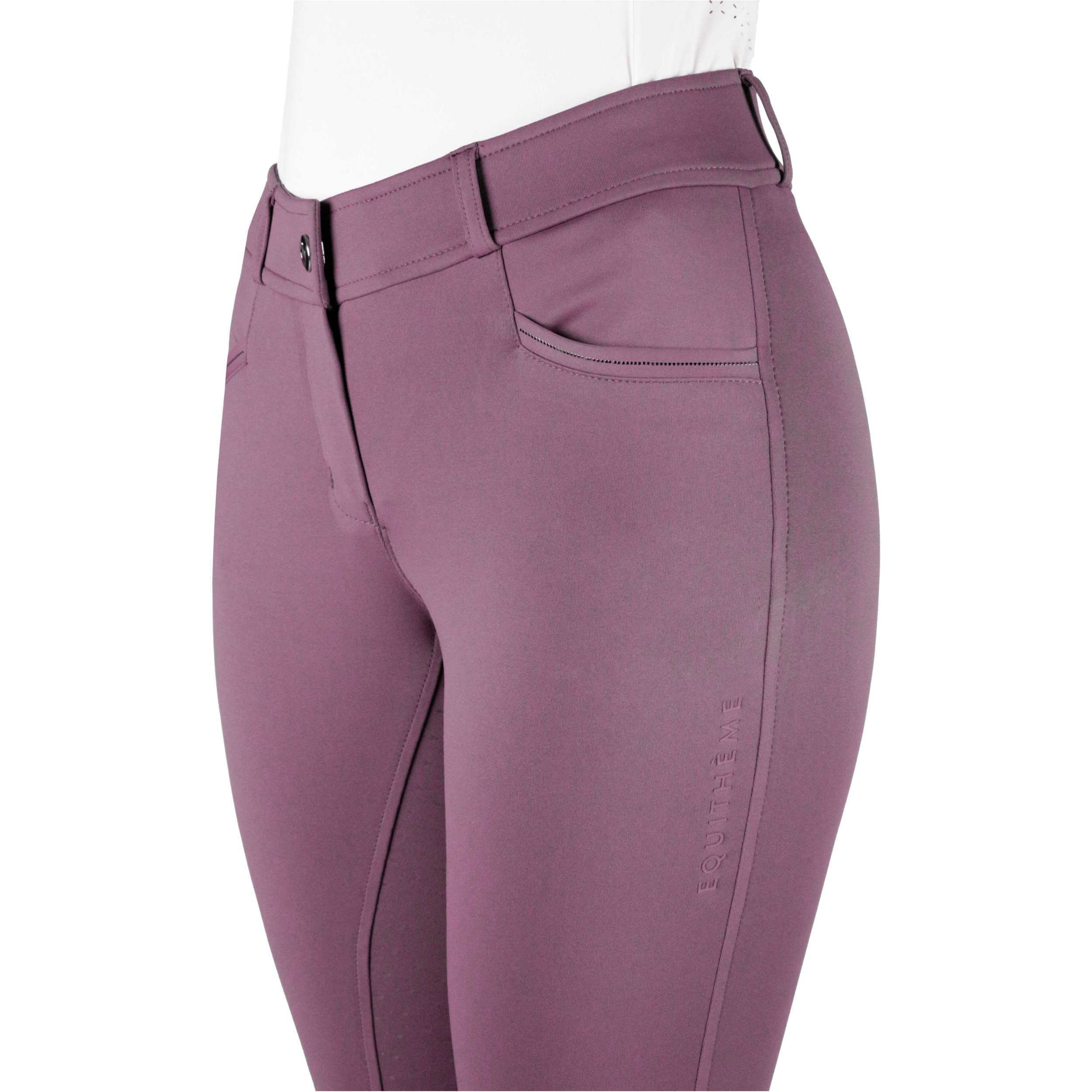 Damen Reithose Silikon Vollbesatz EK-CARLY violett