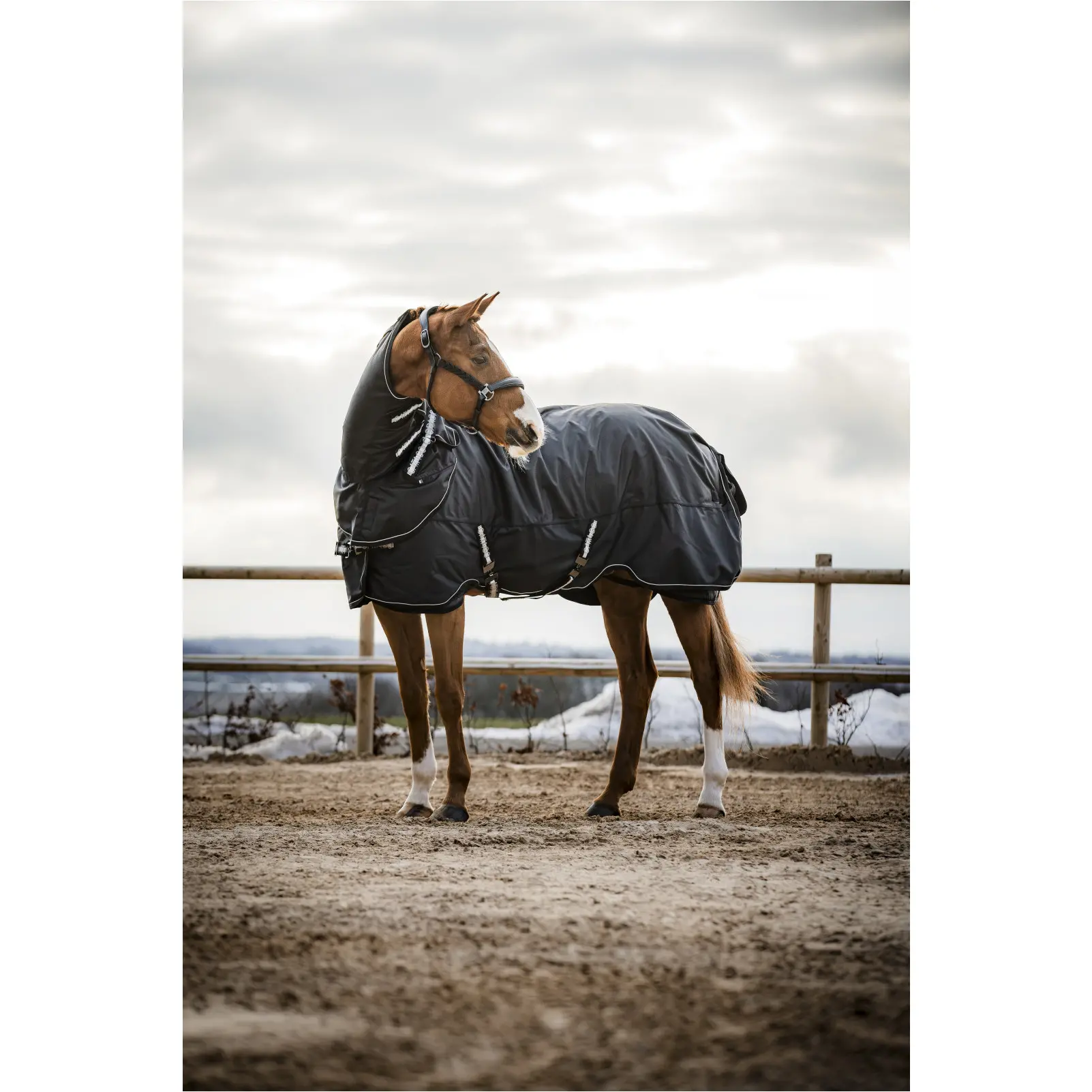 Turnoutdecke 1680D FIR-Tech COMPOUND schwarz