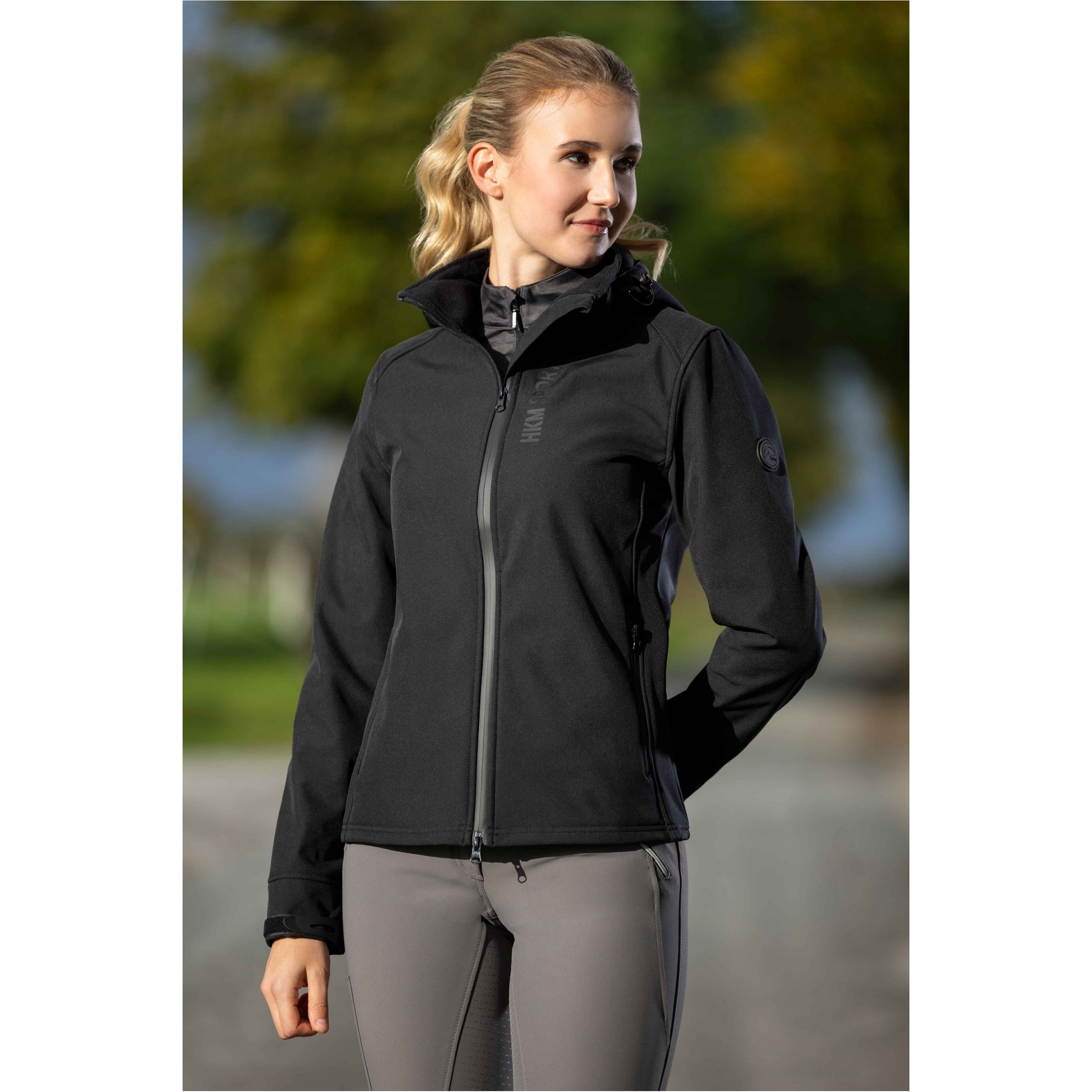 Kinder Softshelljacke CREW schwarz