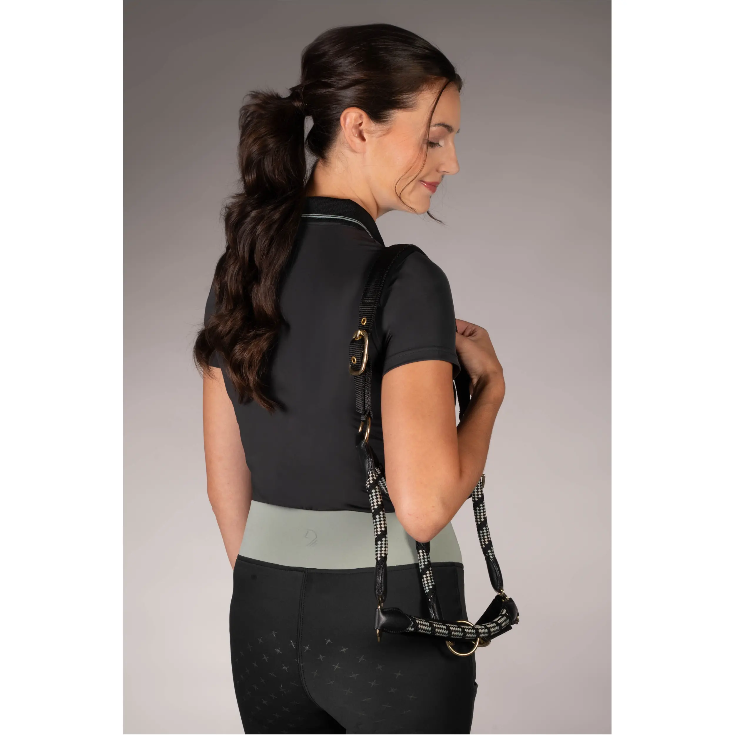 Damen Poloshirt LIMONE schwarz