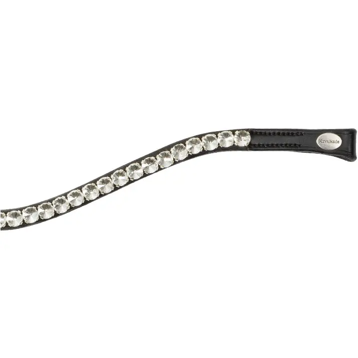 Stirnband FLORETTA schwarz/weiß