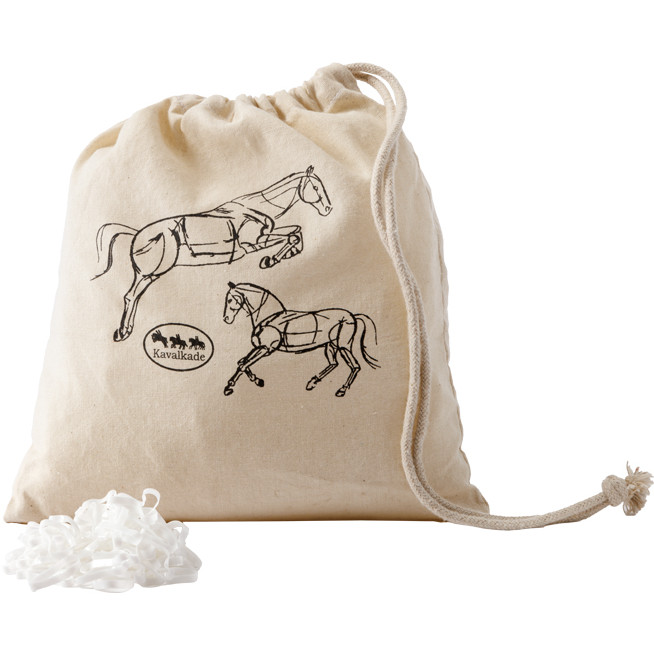 Mähnengummis aus Silikon weiß