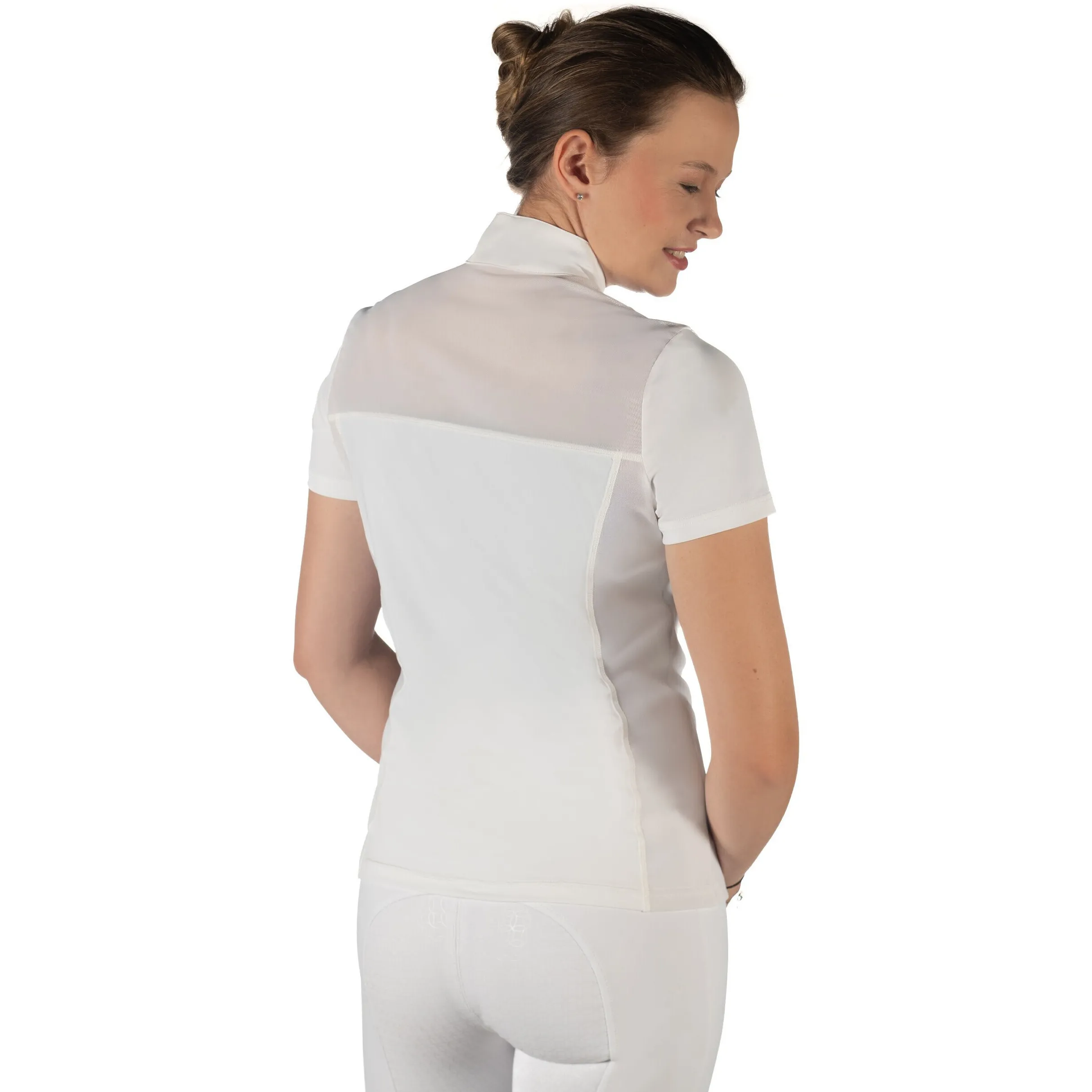 Damen Turniershirt Kurzarm SKADI weiß