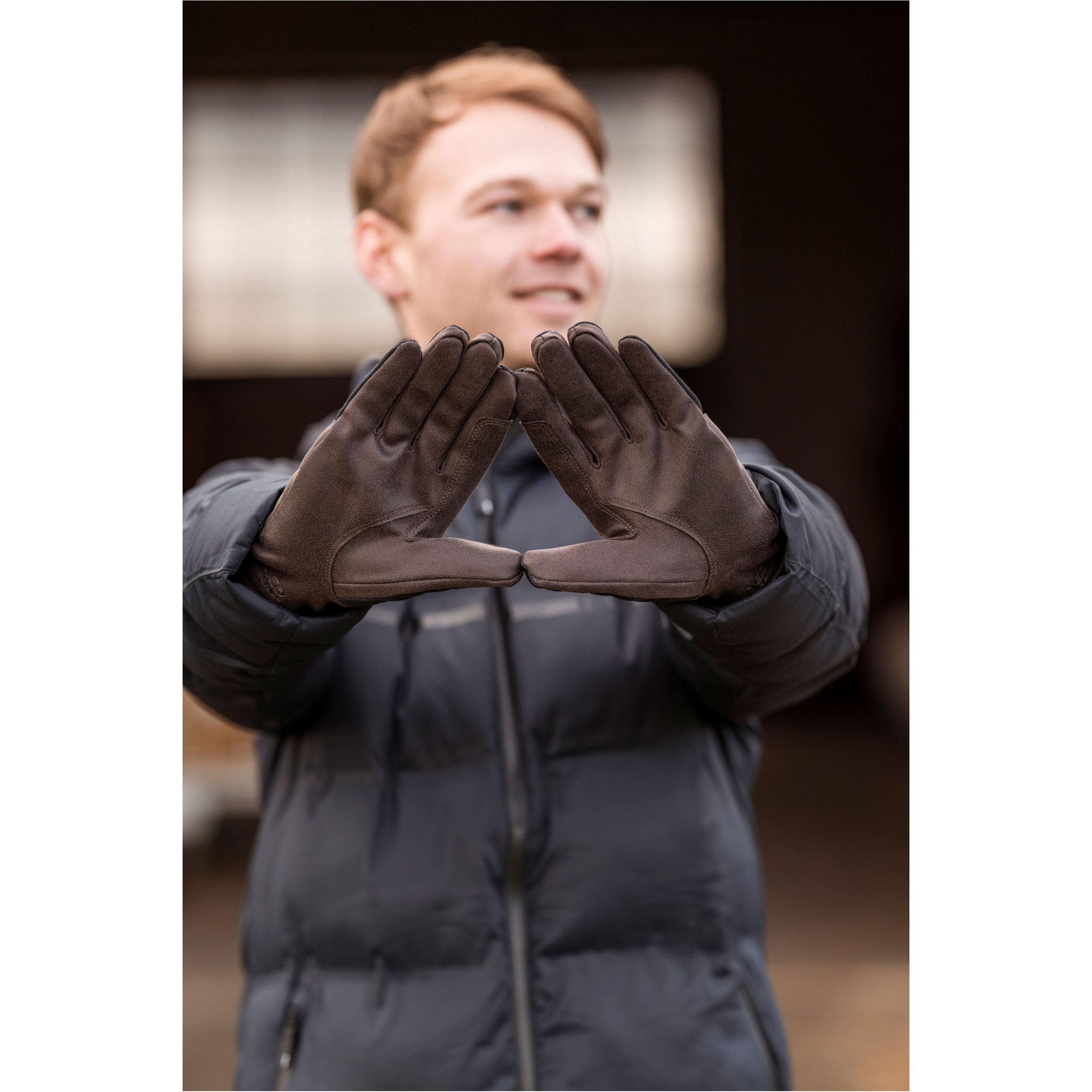 Winter Fahrhandschuhe FOURINHAND black/smoky brown