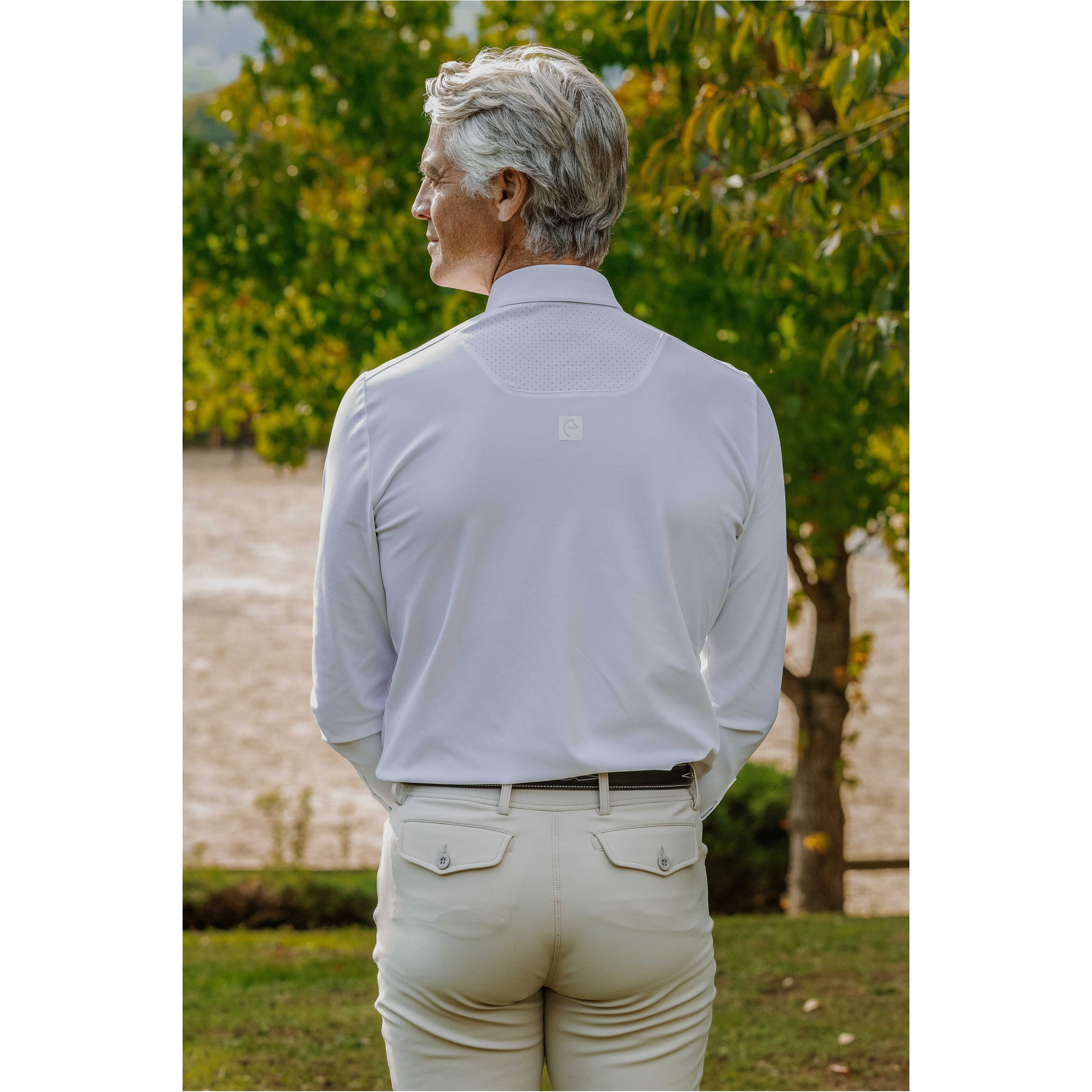 Herren Turnierpolo EK-ADRIEN weiß