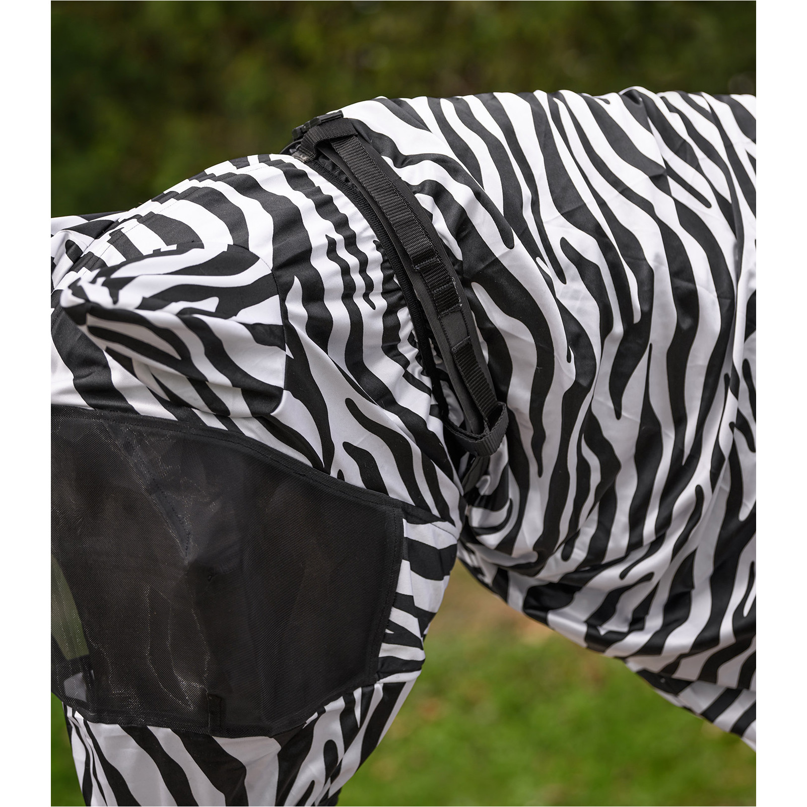 Ekzemer Fliegenmaske ZEBRA schwarz/weiß