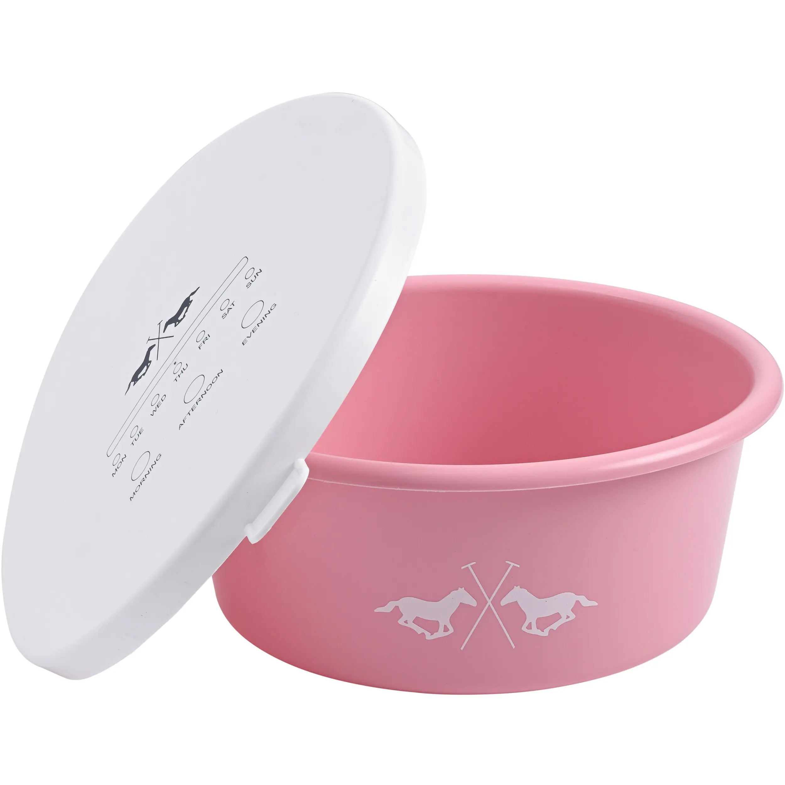 Futtertrog mit Deckel HVPNena pretty pink 6L 