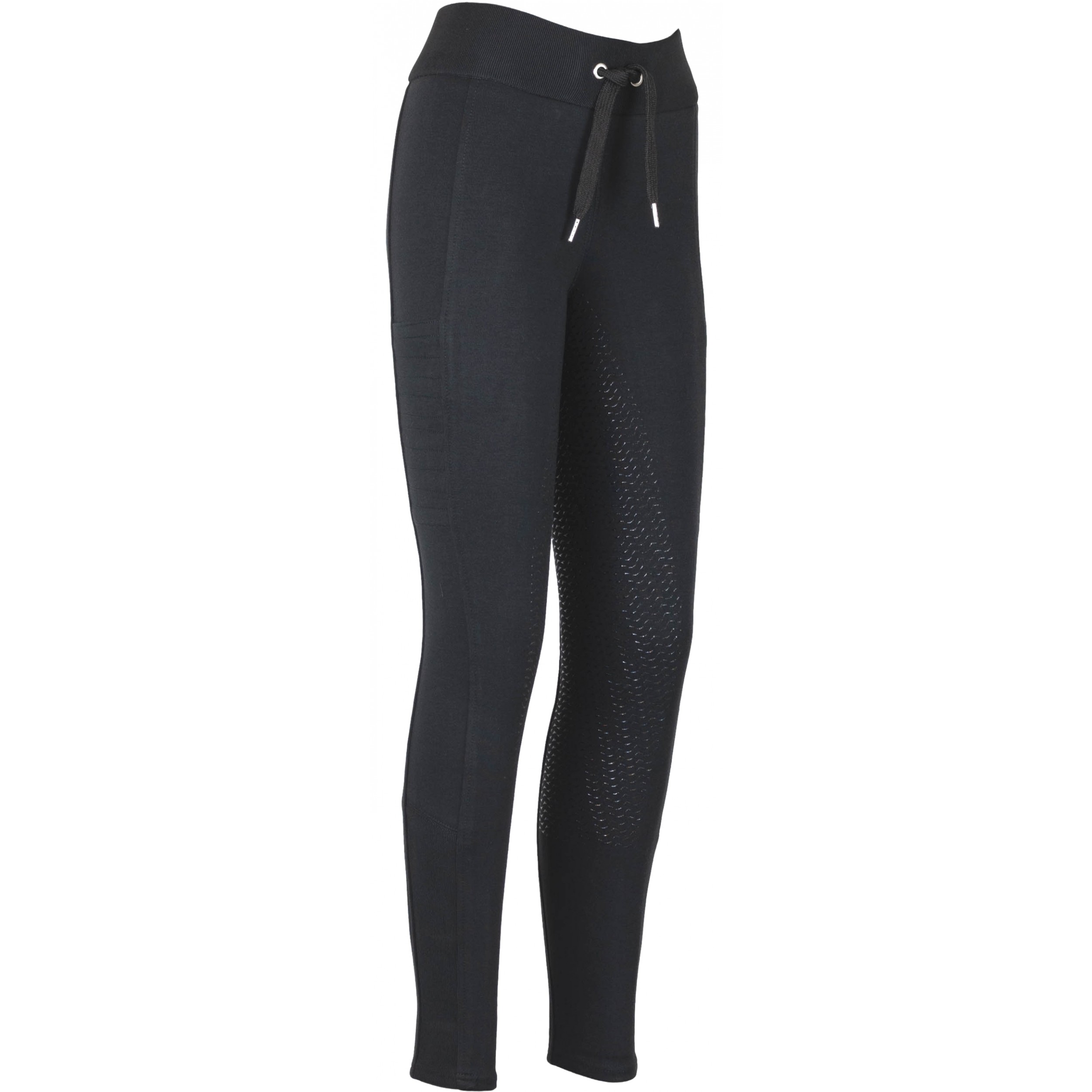 Damen Reitleggings Silikon Vollbesatz HANNA schwarz