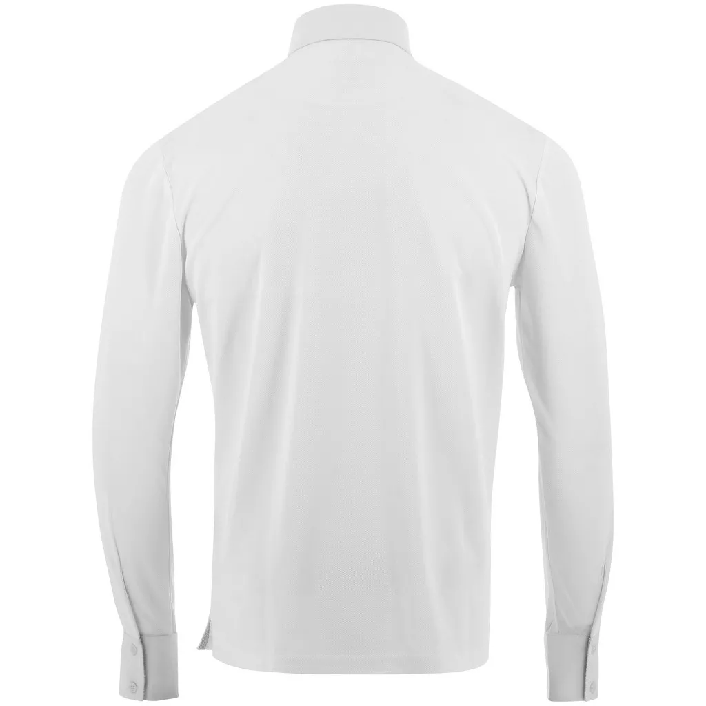 Herren Turniershirt Langarm DANY weiß