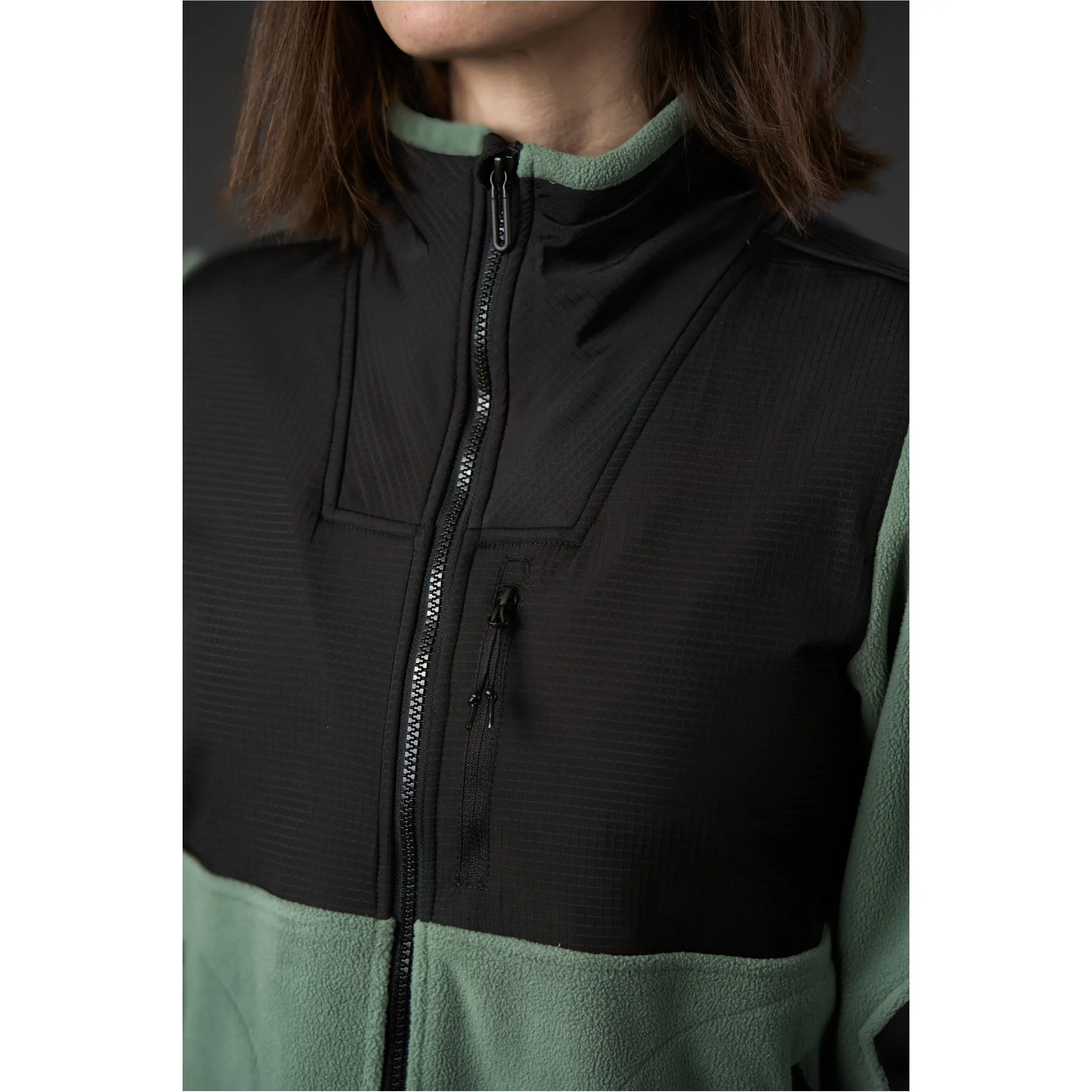 Damen Fleecereitjacke NORMA ZIP laurel wreath