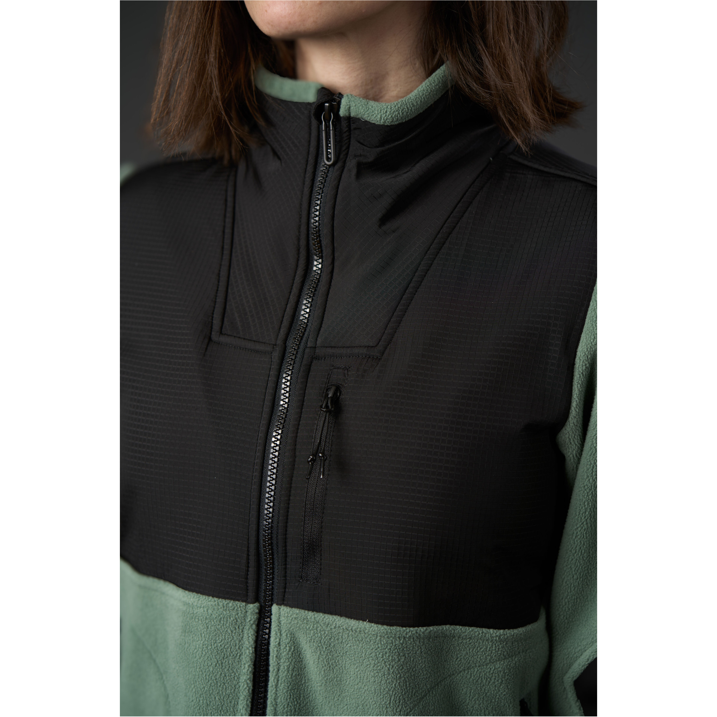 Damen Fleecereitjacke NORMA ZIP laurel wreath