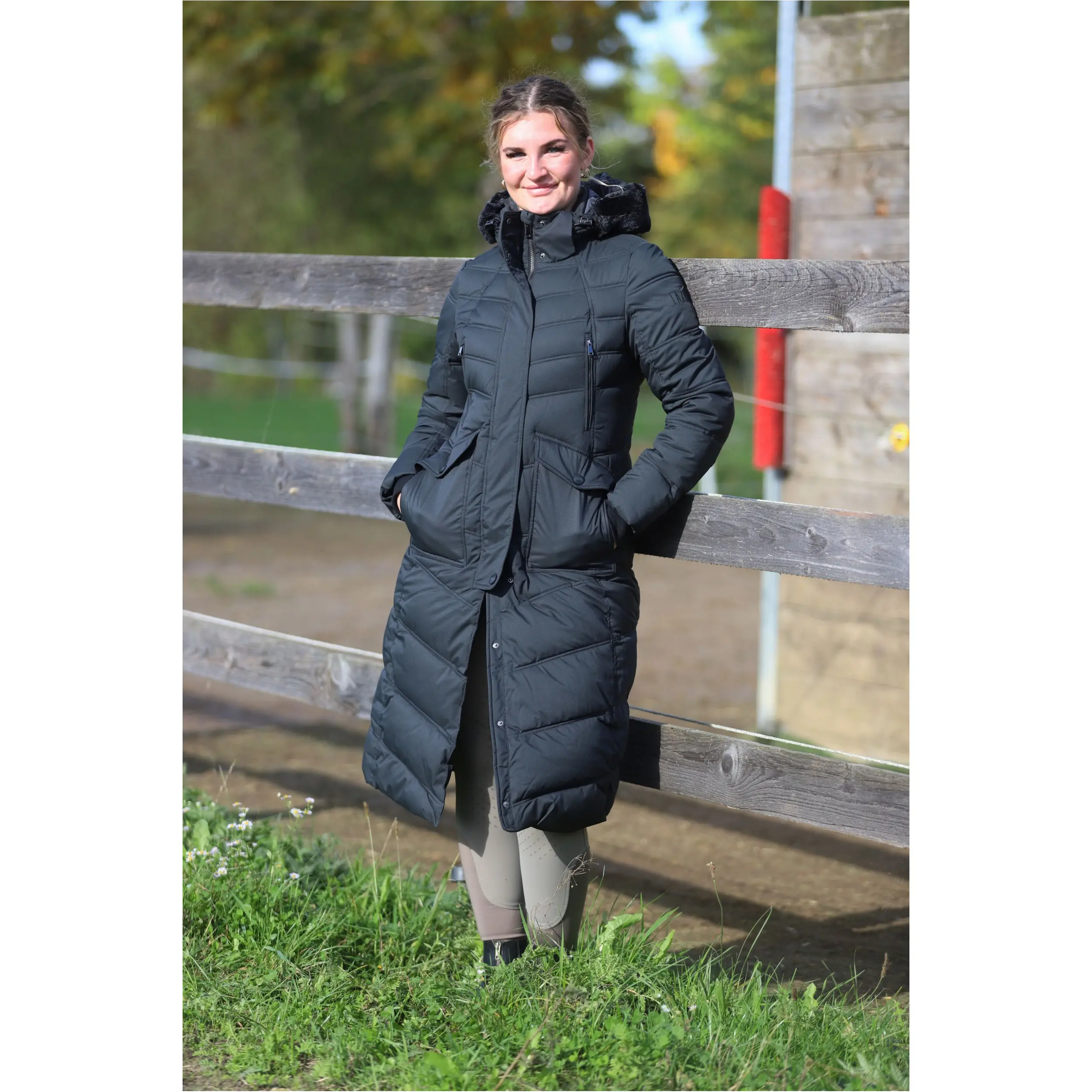 Damen Thermomantel SOPHIA schwarz