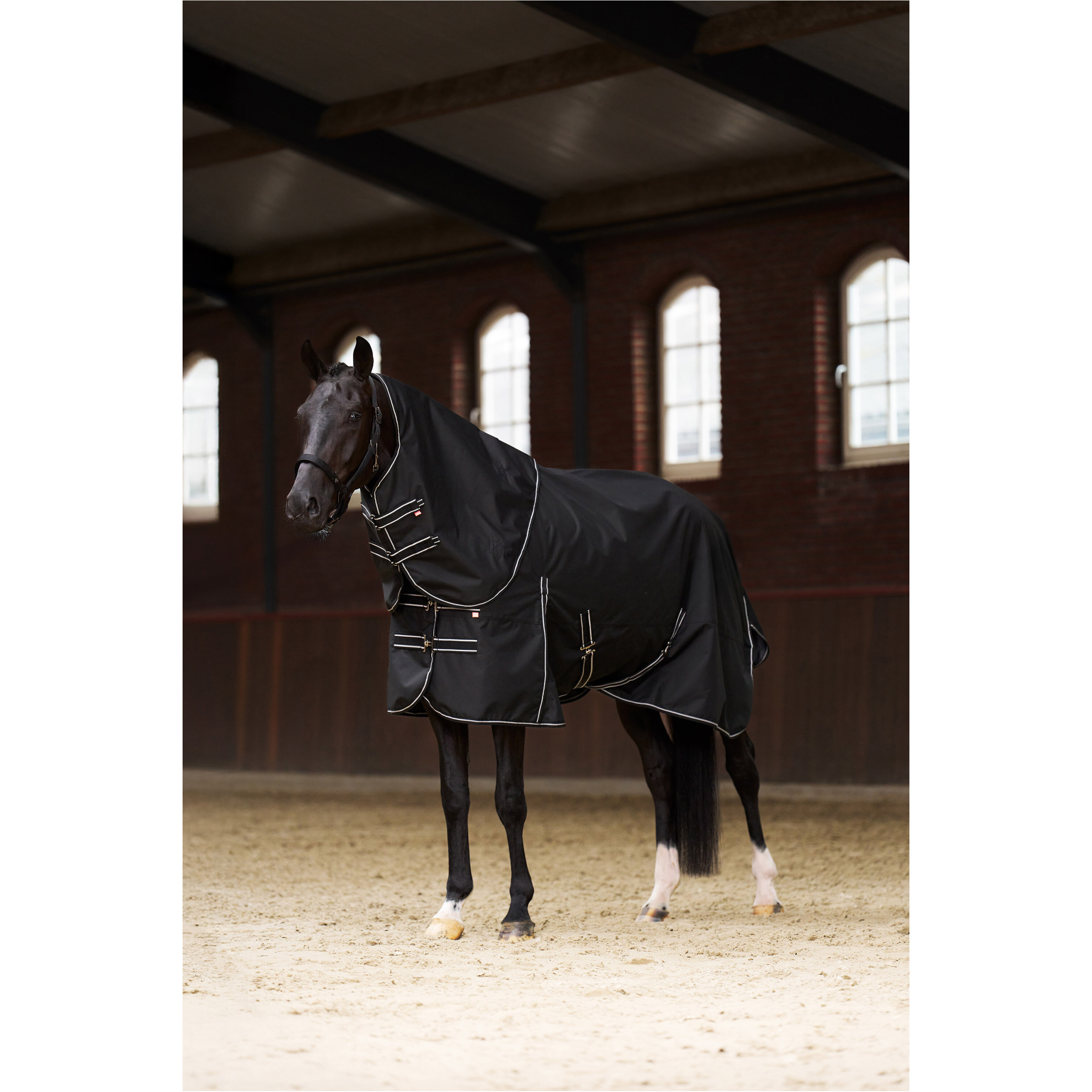 Outdoordecke mit Halsteil (abnehmbar) 600D IRHBasic schwarz