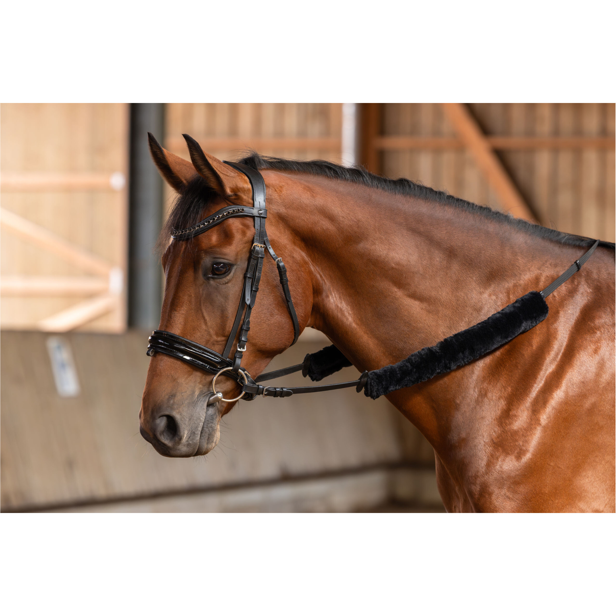 Zügelschoner paarweise schwarz Zügelschoner paarweise schwarz
