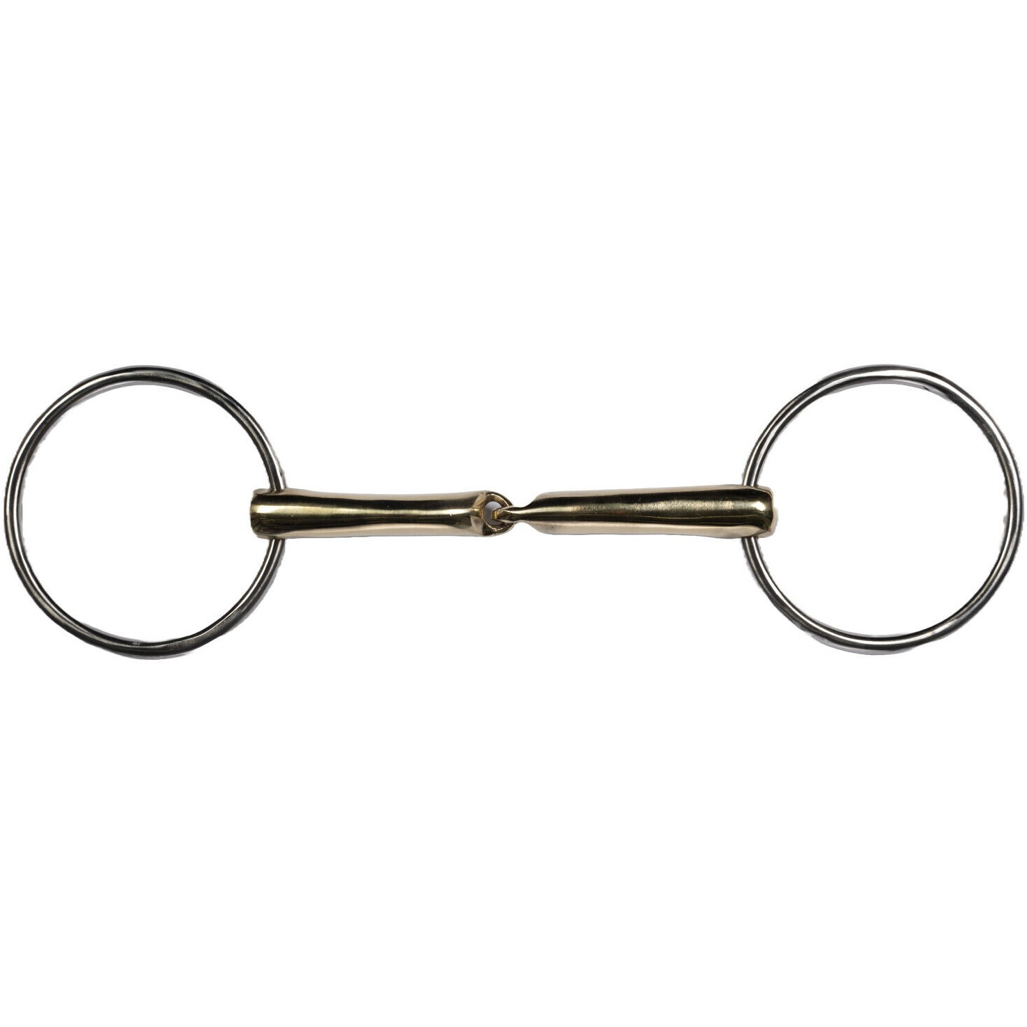 Wassertrense einfach gebrochen SOFT CONTACT Edelstahl/Argentan 14mm 