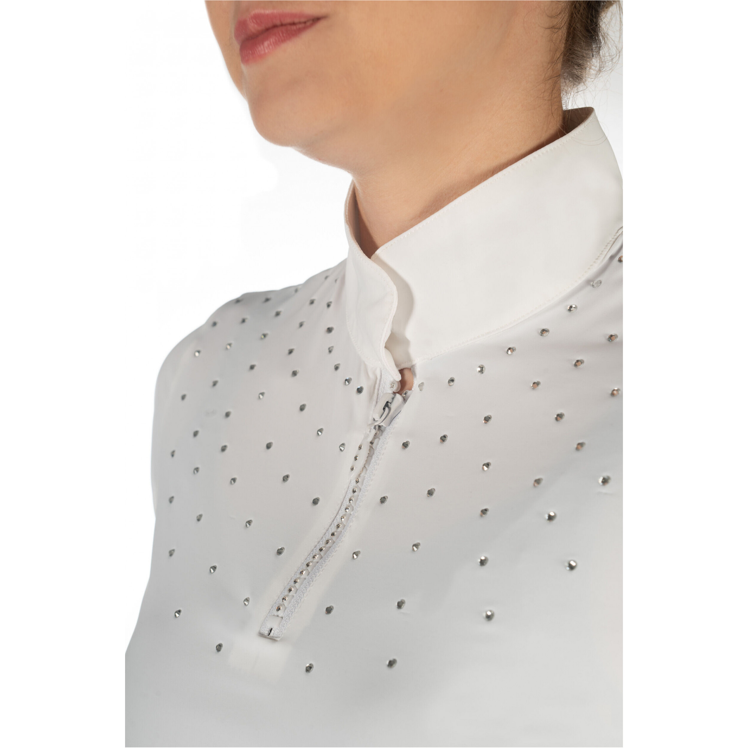 Damen Turniershirt Kurzarm SKADI weiß