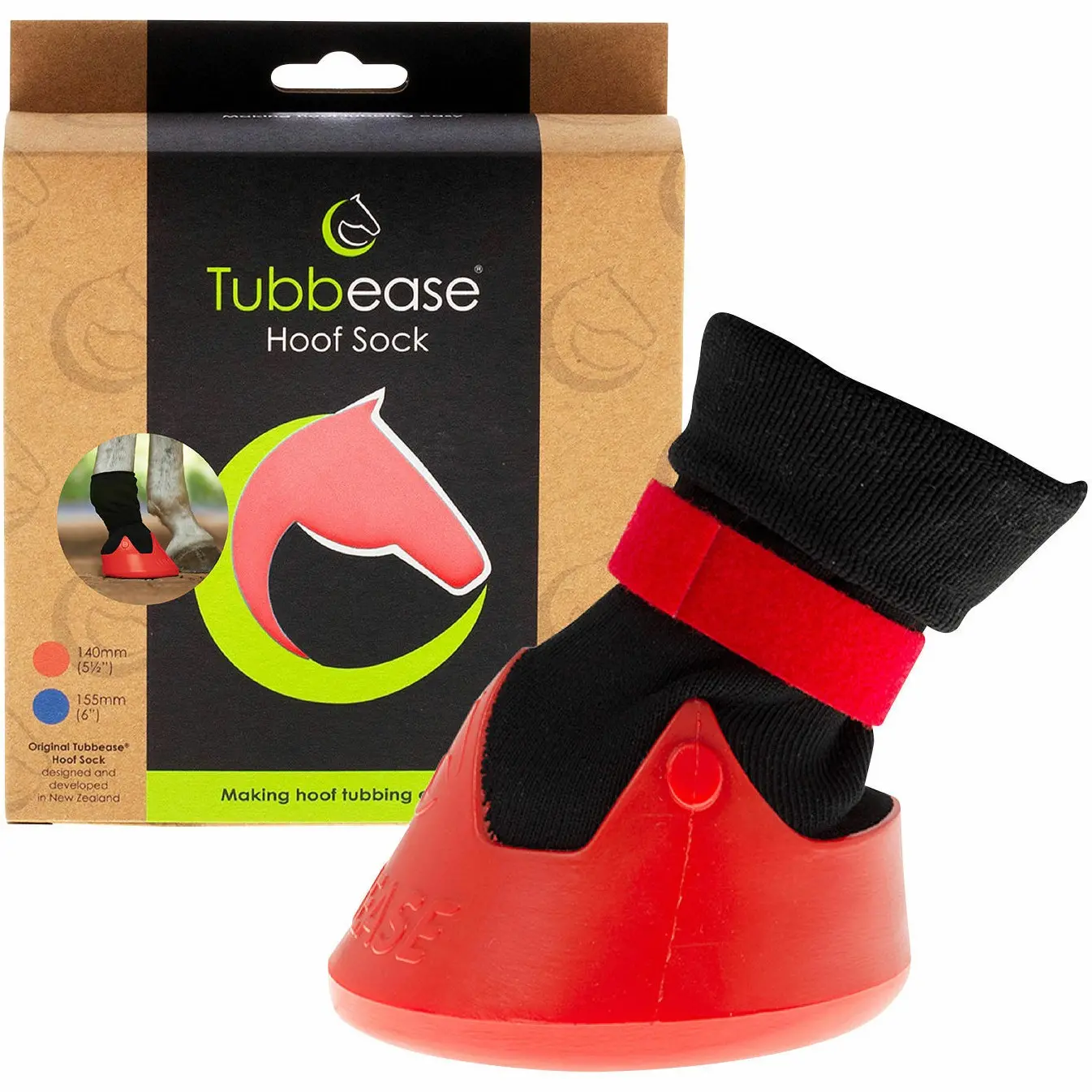 Behandlungsschuh TUBBEASE für Pferdehufe
