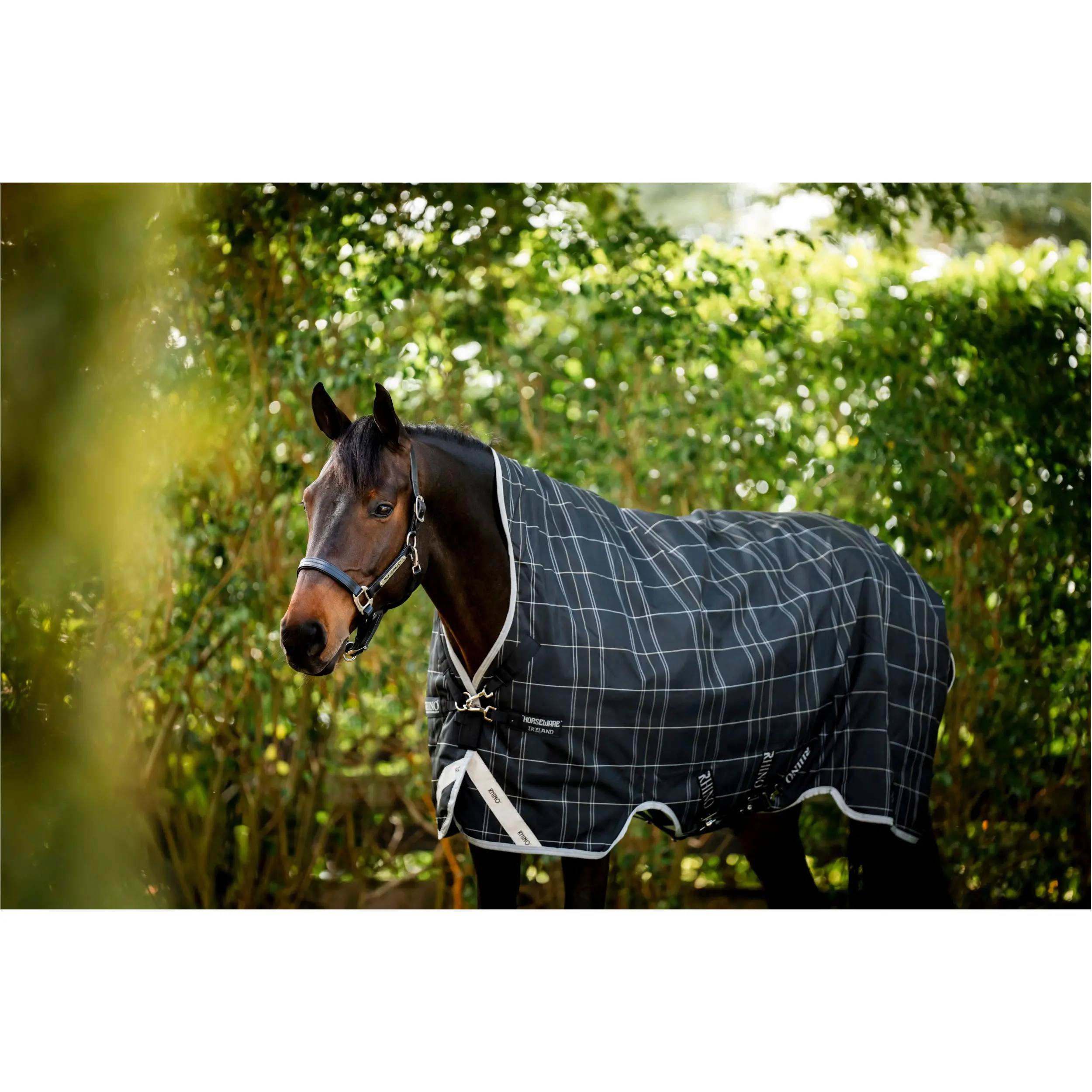 Outdoordecke 100g Füllung 1000D RHINO Wug blk/grey/white check/gray 