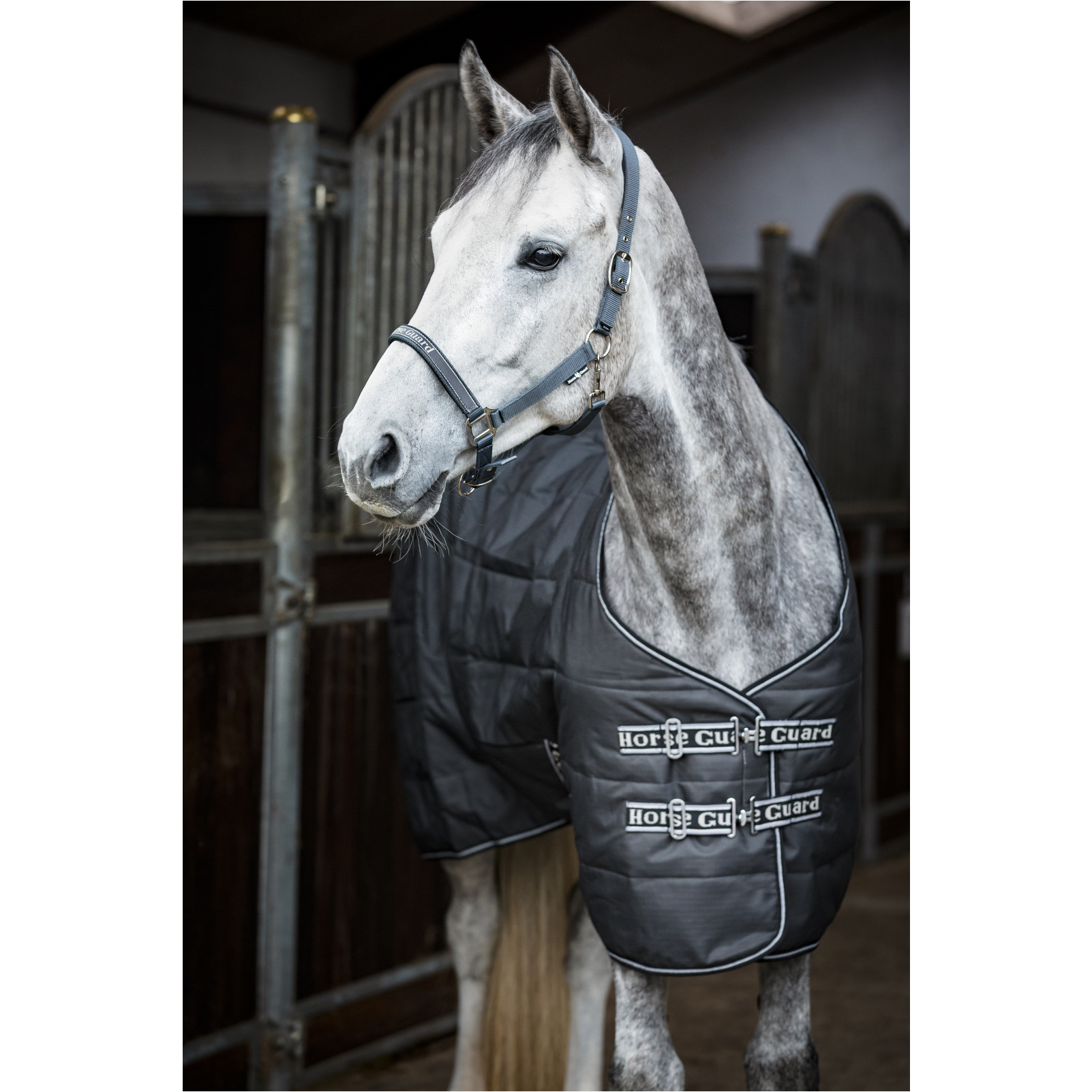 Stalldecke 300g Füllung SOPHIE asphalt 