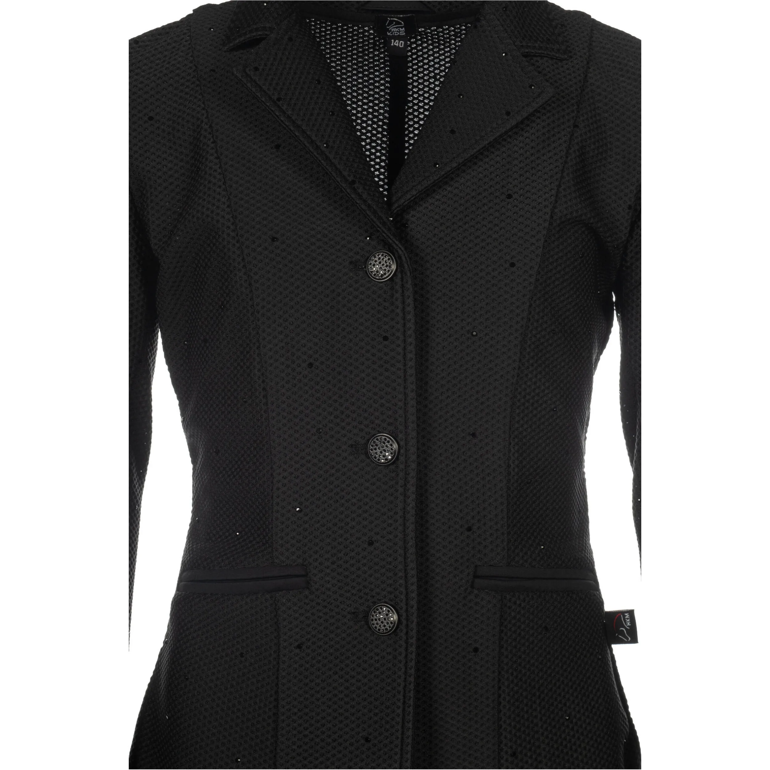 Kinder Turnierjacket CRYSTAL KIDS schwarz
