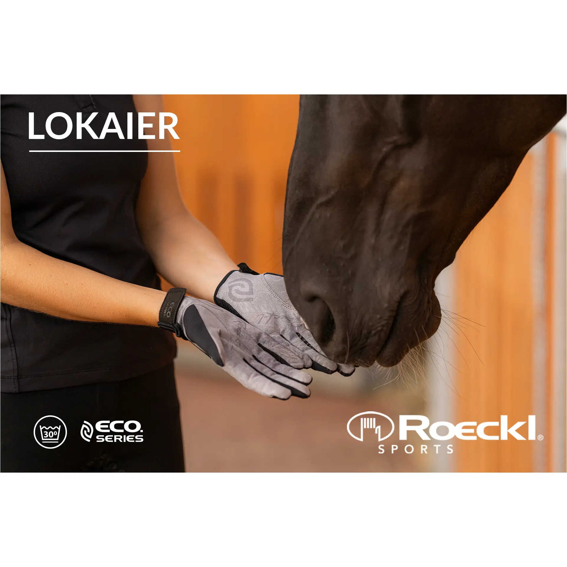 Damen Reithandschuhe LOKAIER schwarz