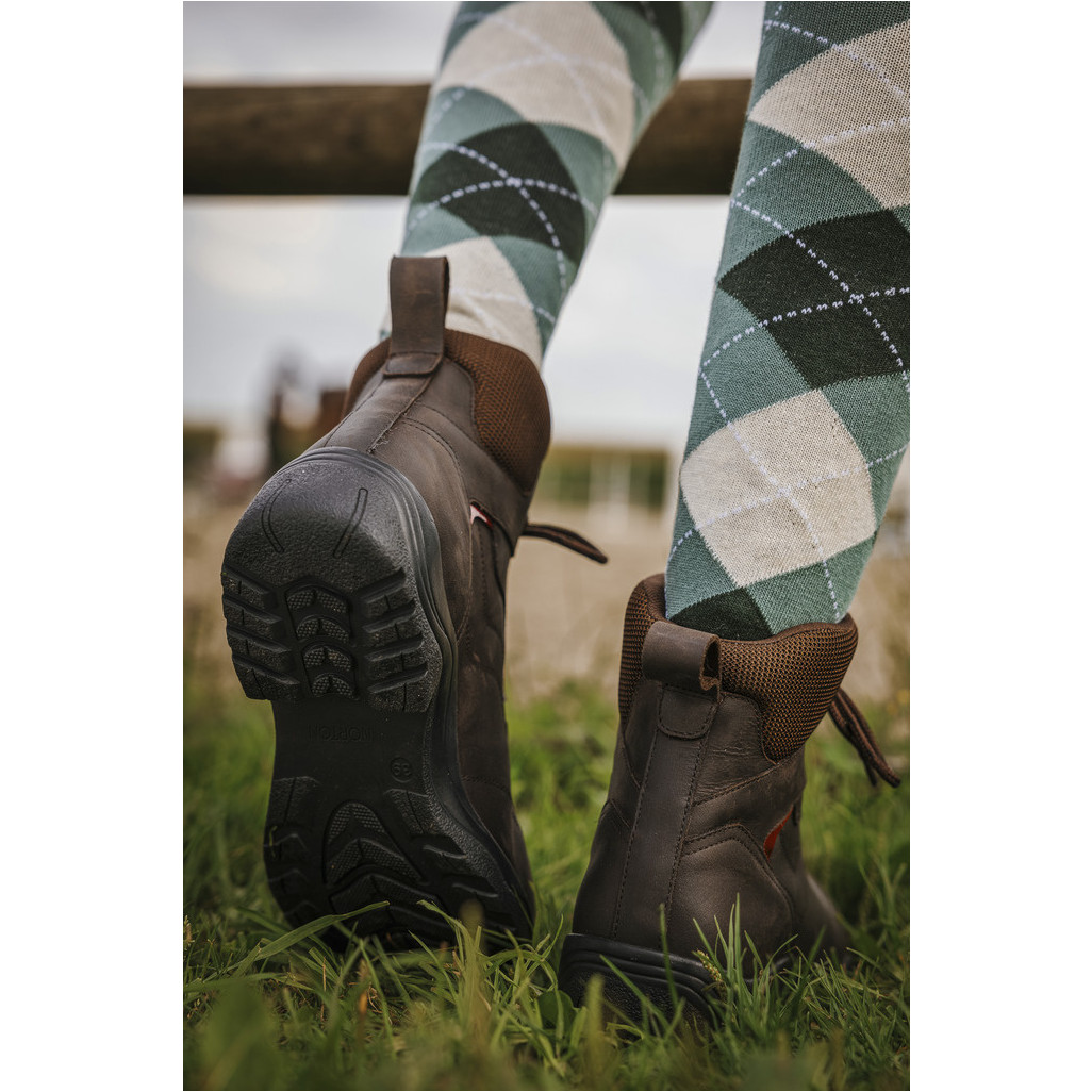 Reitstiefeletten TRECK Echtleder braun